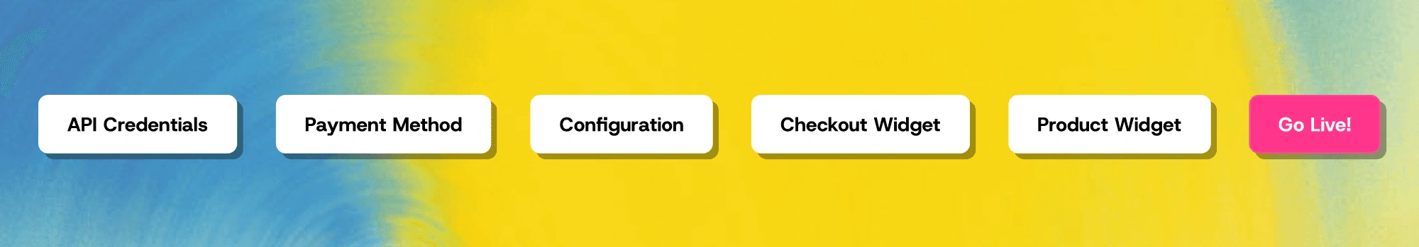 Process of Making Payment Widget Live