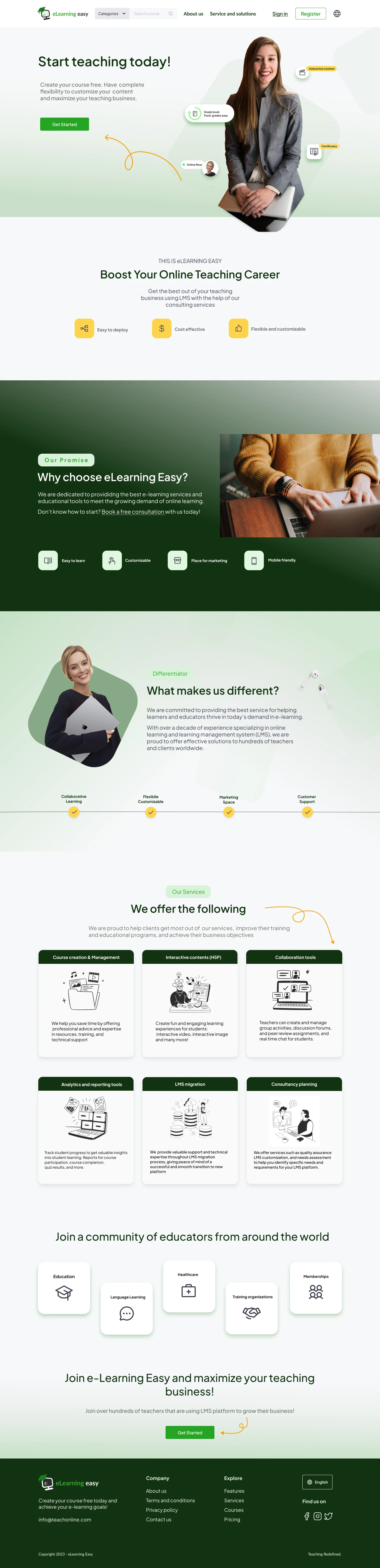 Landing Page Design 