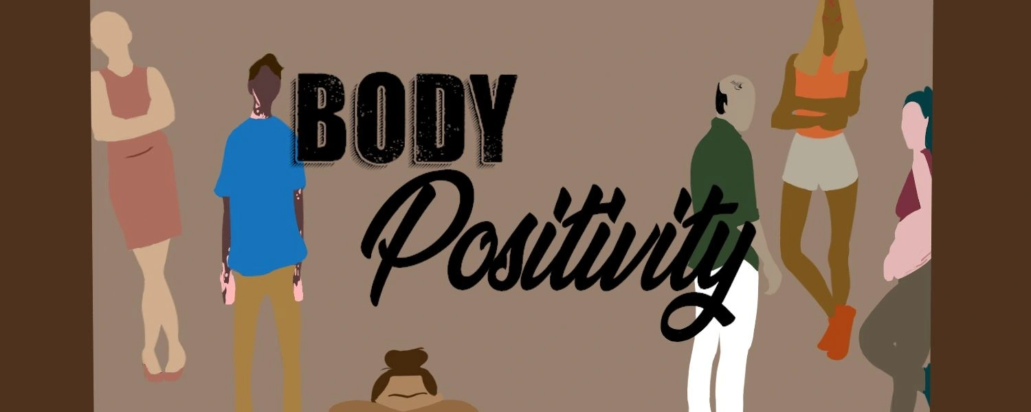 This was a banner for one of their segments on body positivity