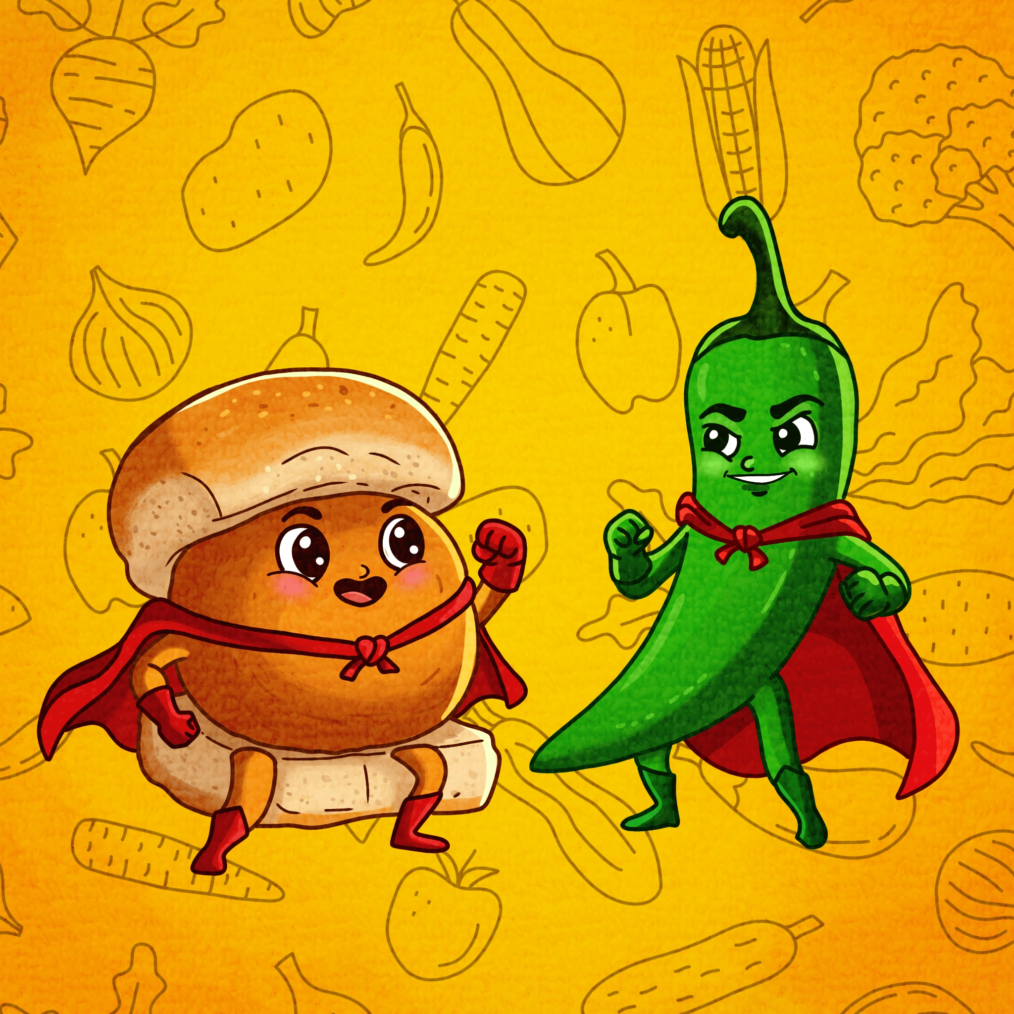 Heroic duo Vada Pav & Mirchi: Saving the Day