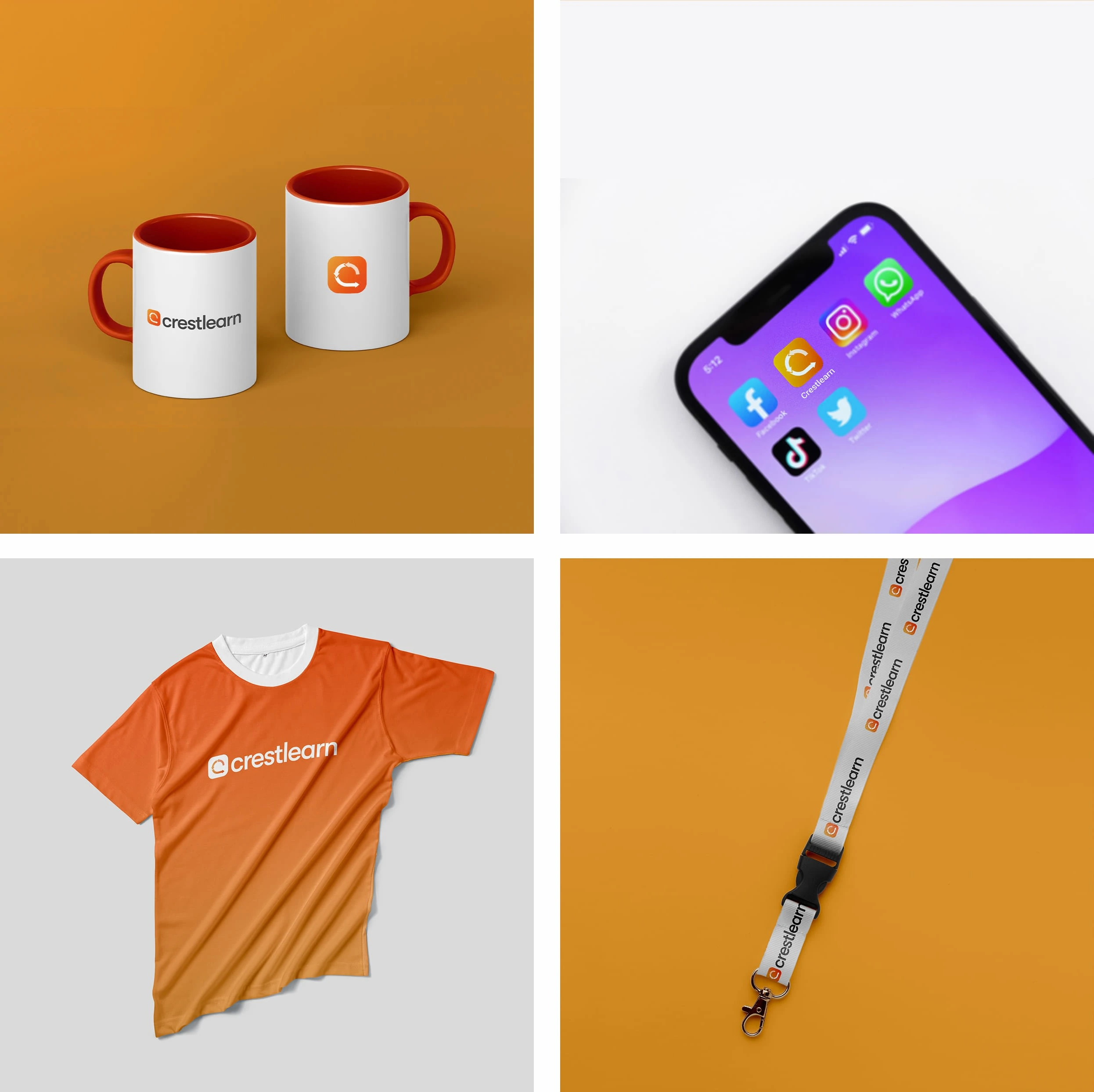 Mockup Collage - Mug, App Icon, T-Shirt, Lanyard