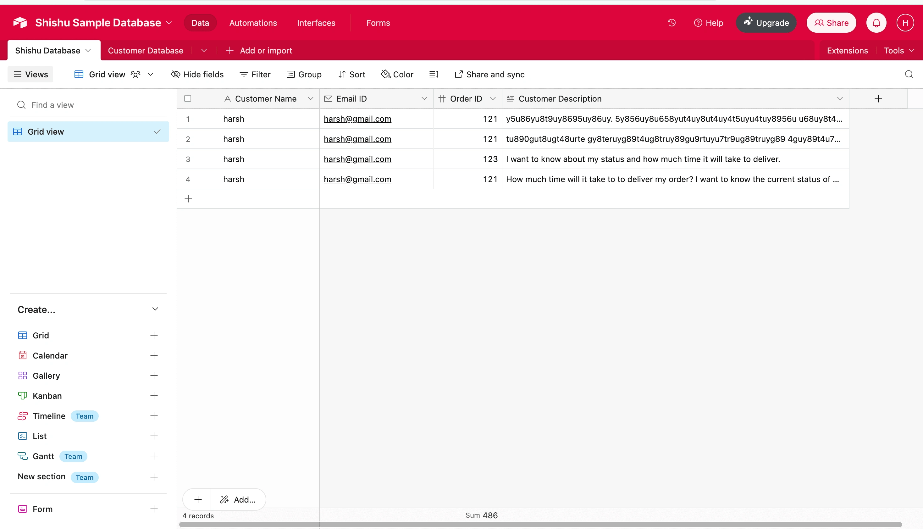 Airtable Database Platform