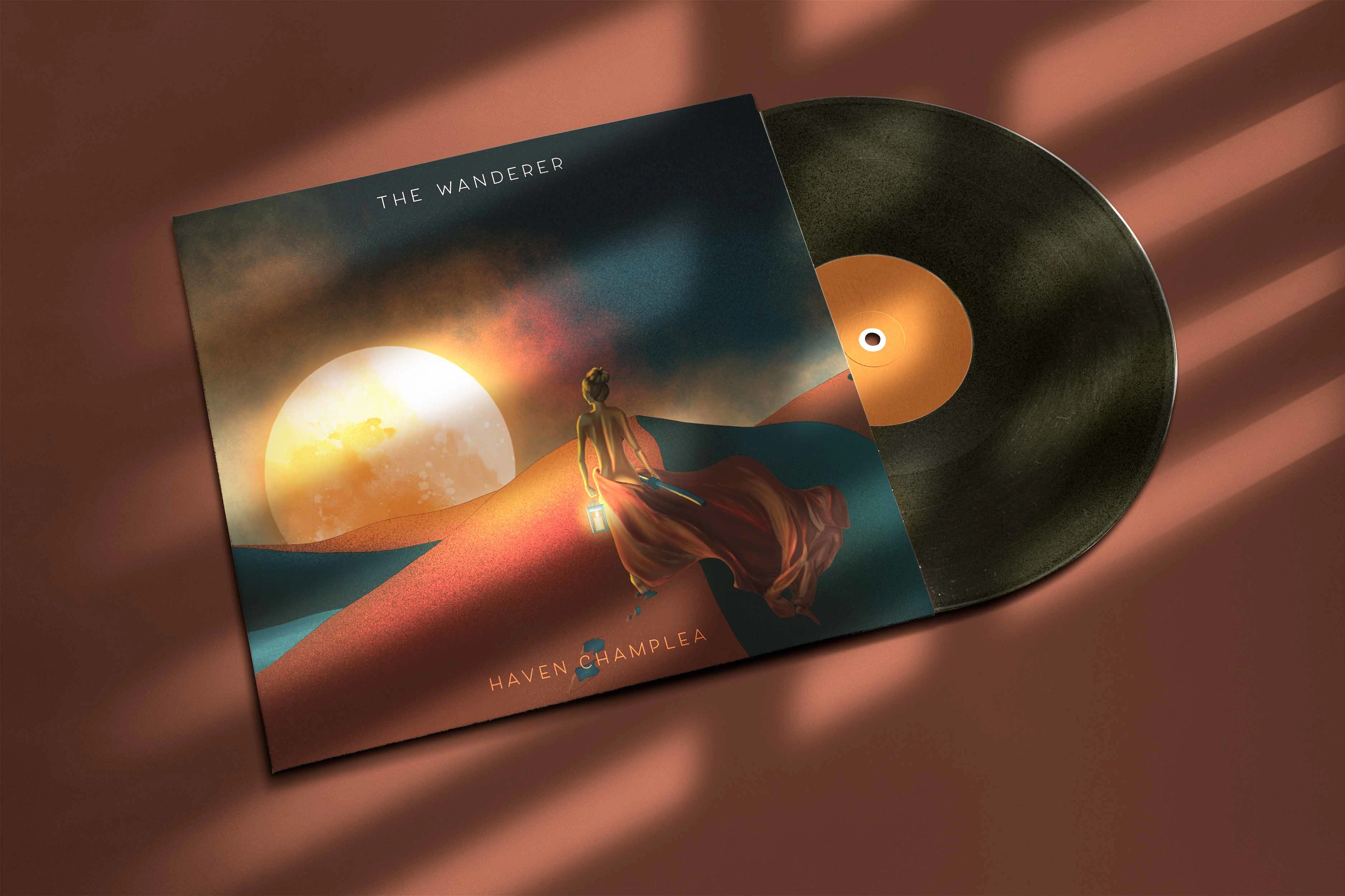 Vinyl Cover Mockup