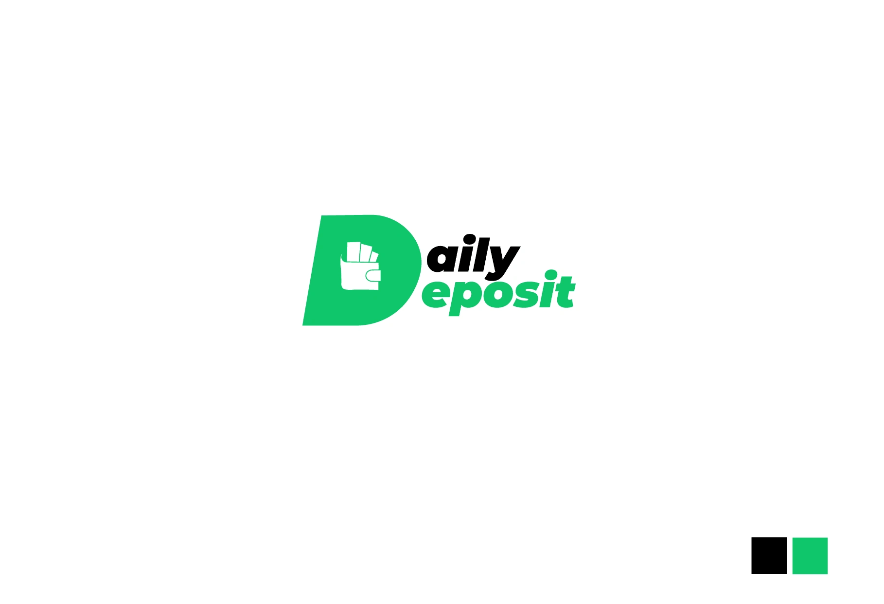 Daily Deposit Logo Concept