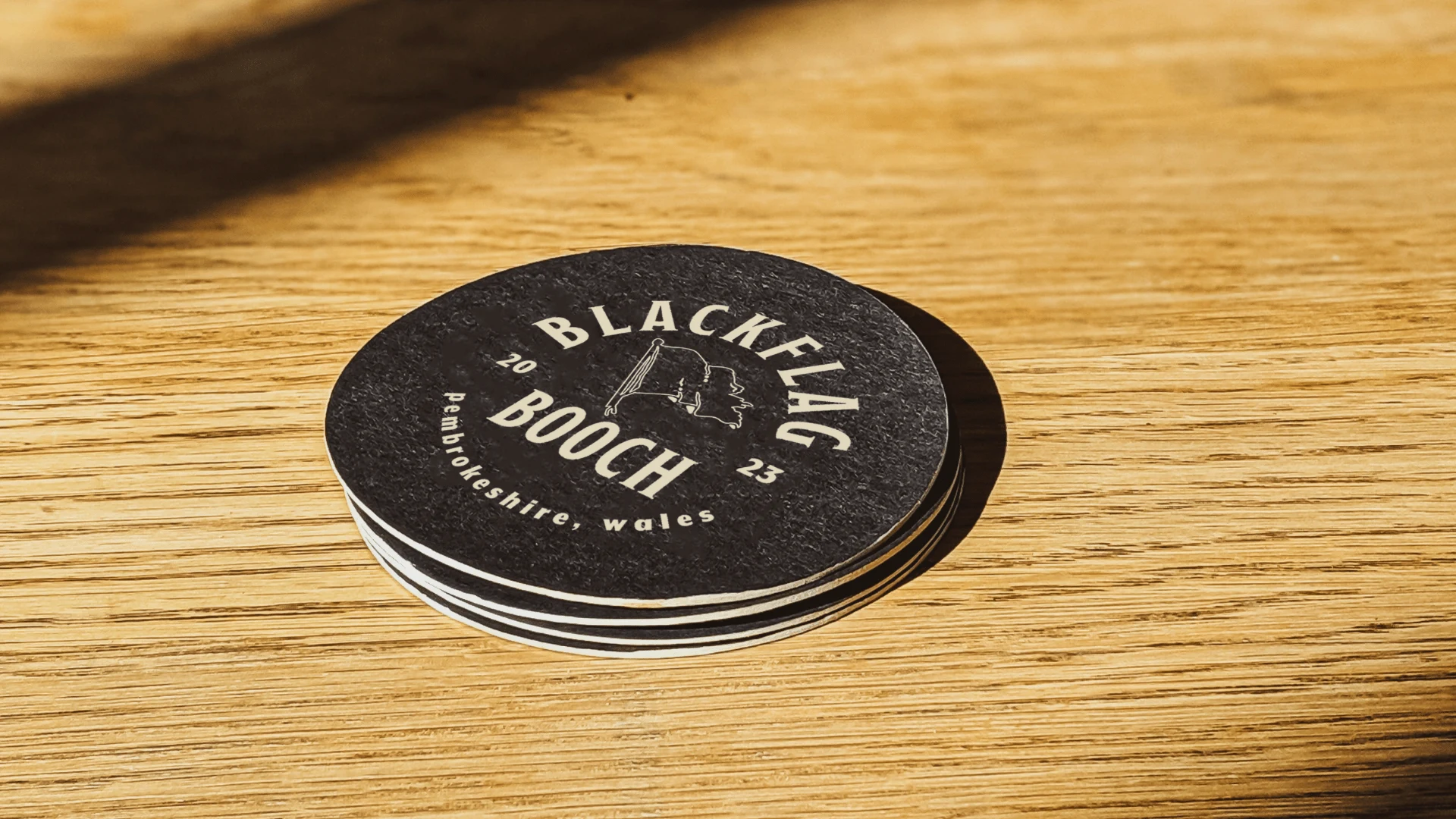 Logo drink coaster