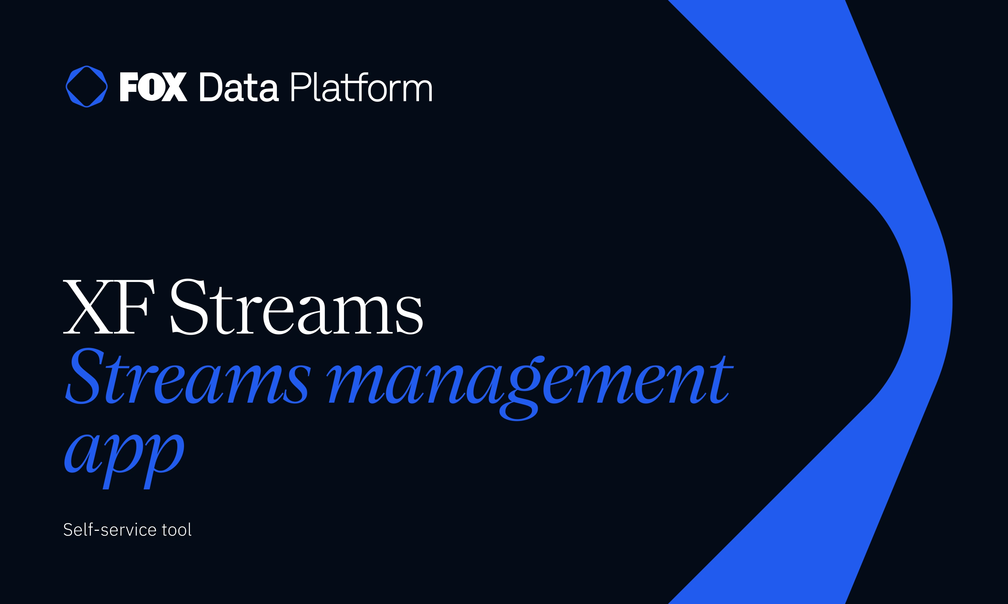 We wanted to develop a user-friendly interface that enables all users, non-technical and technical, to manage and oversee data streams and schemas efficiently, thereby democratizing data management and enhancing organizational agility.