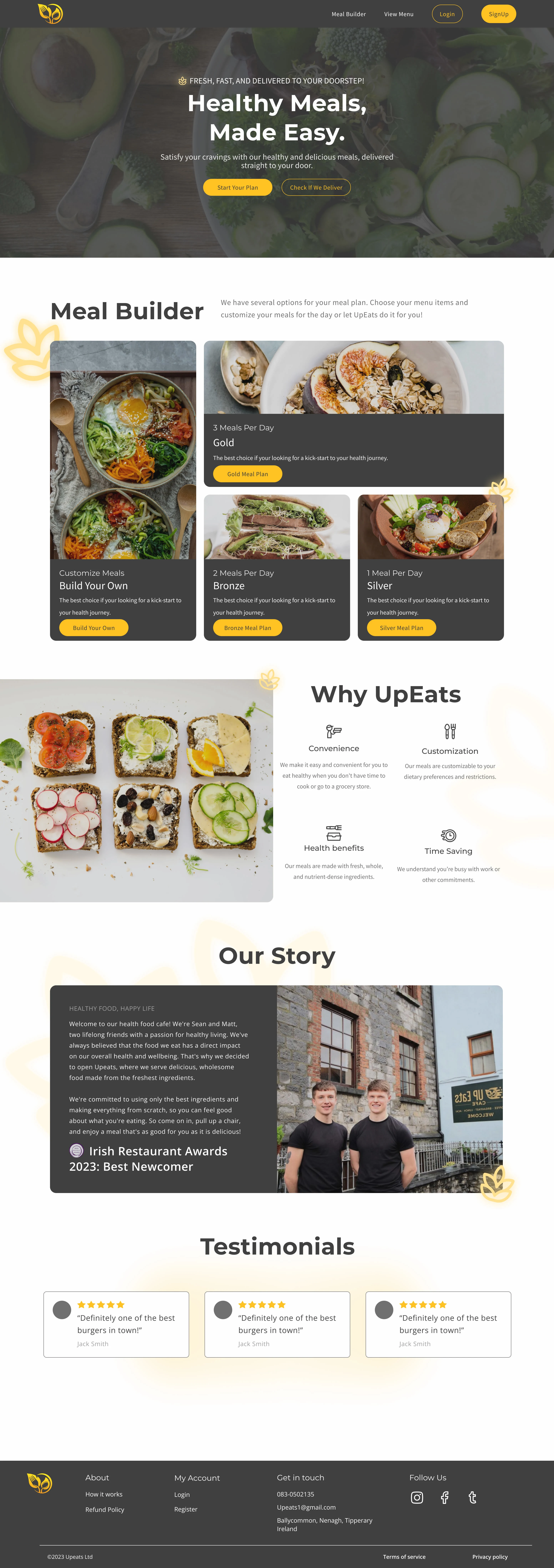 Landing Page Design