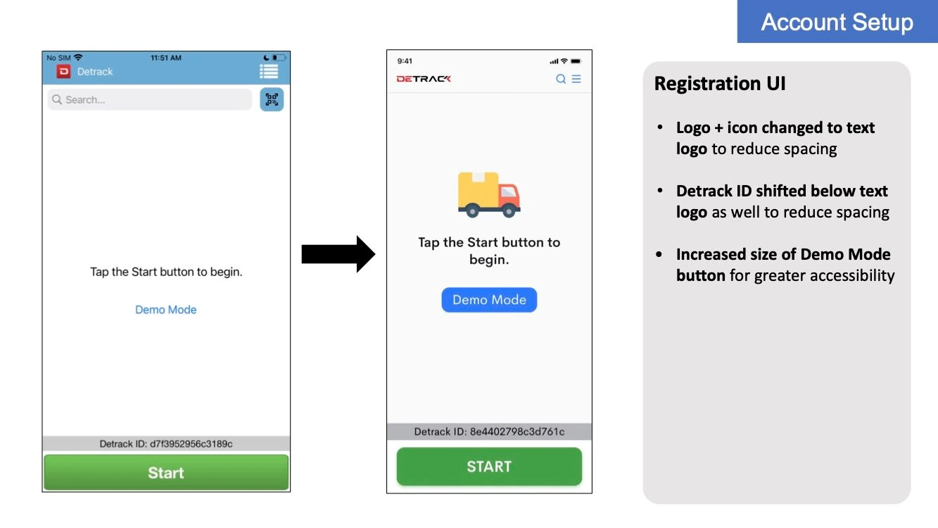 Registration UI - Existing Users