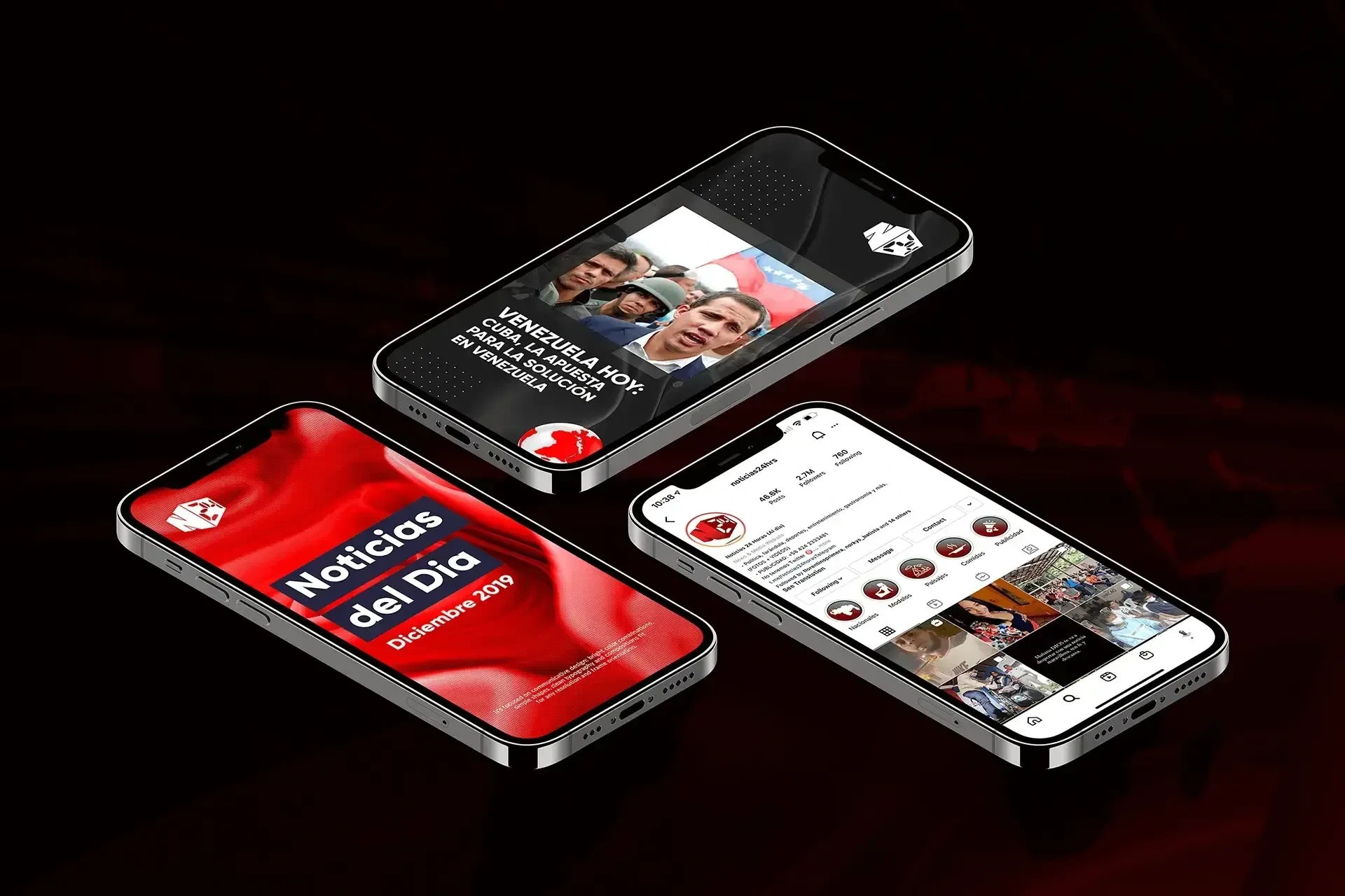 Noticias 24hrs Social Mockups