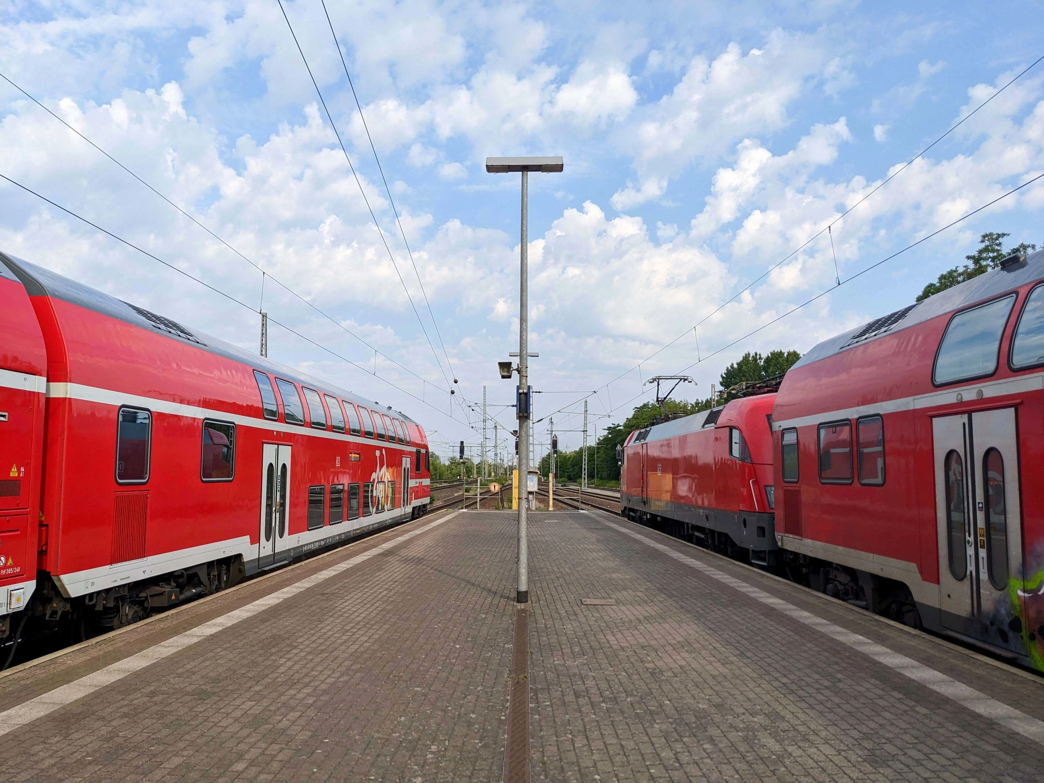 Sometimes the bike friendly compartment is clearly labeled on the train. This might be displayed with text or a visual, like with this train on the left.