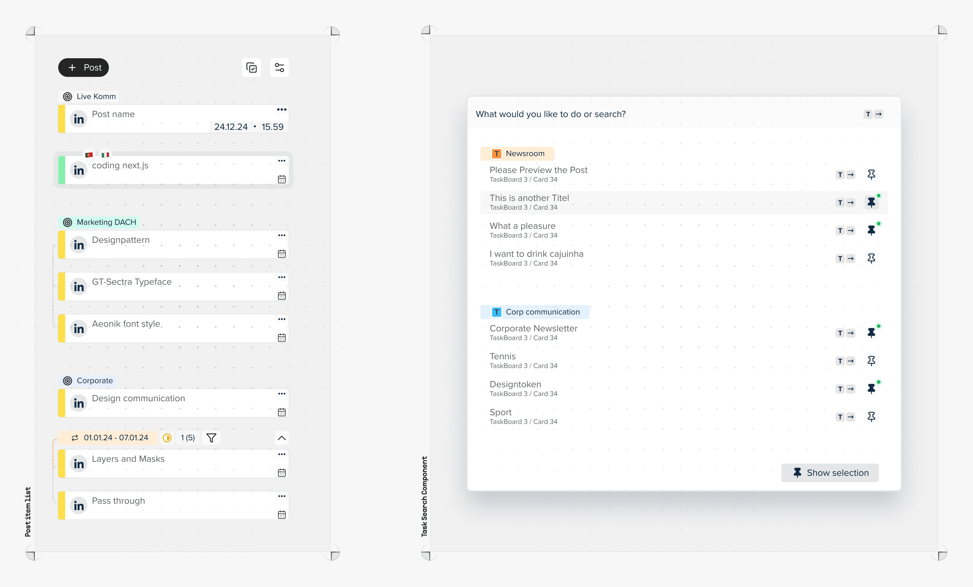 Saas Software design component