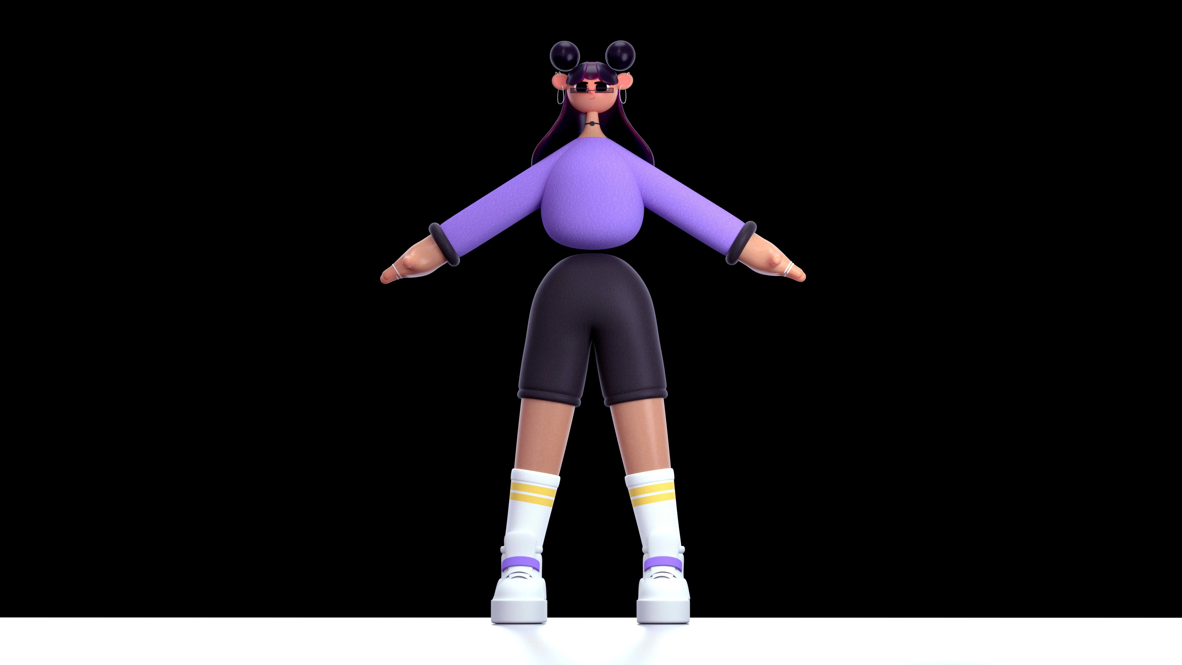 Final 3D Render of Jenny