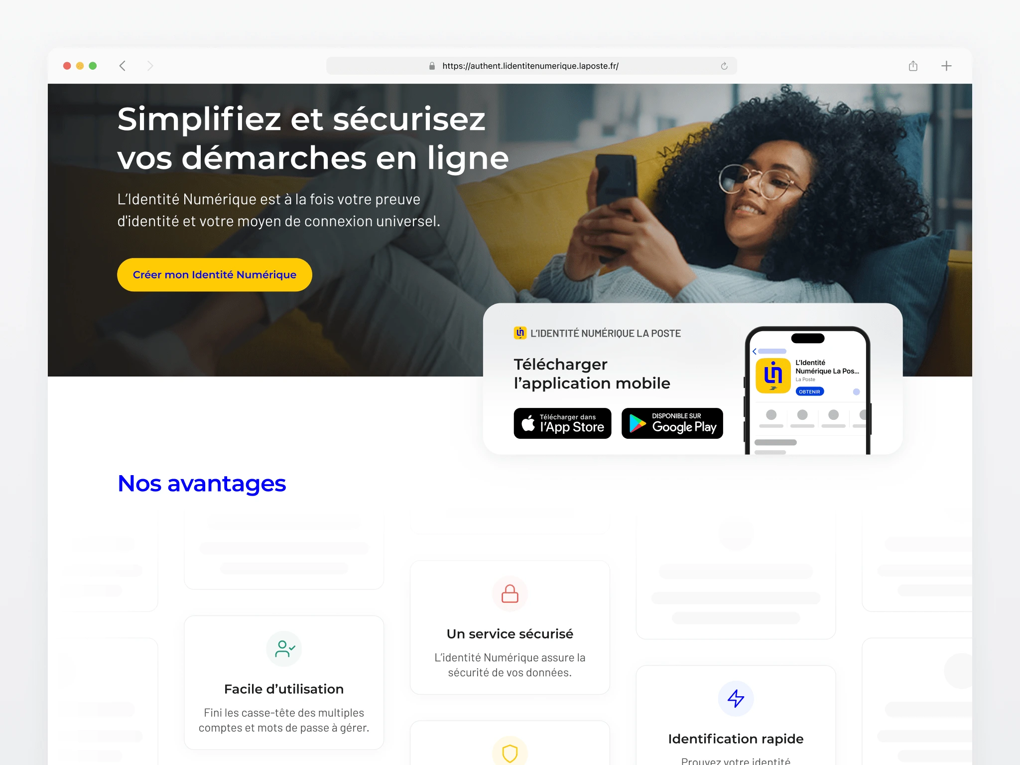 Website of L'Identité Numérique