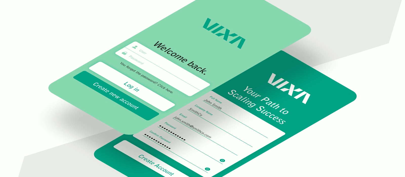 Vixa Login and Sign Up