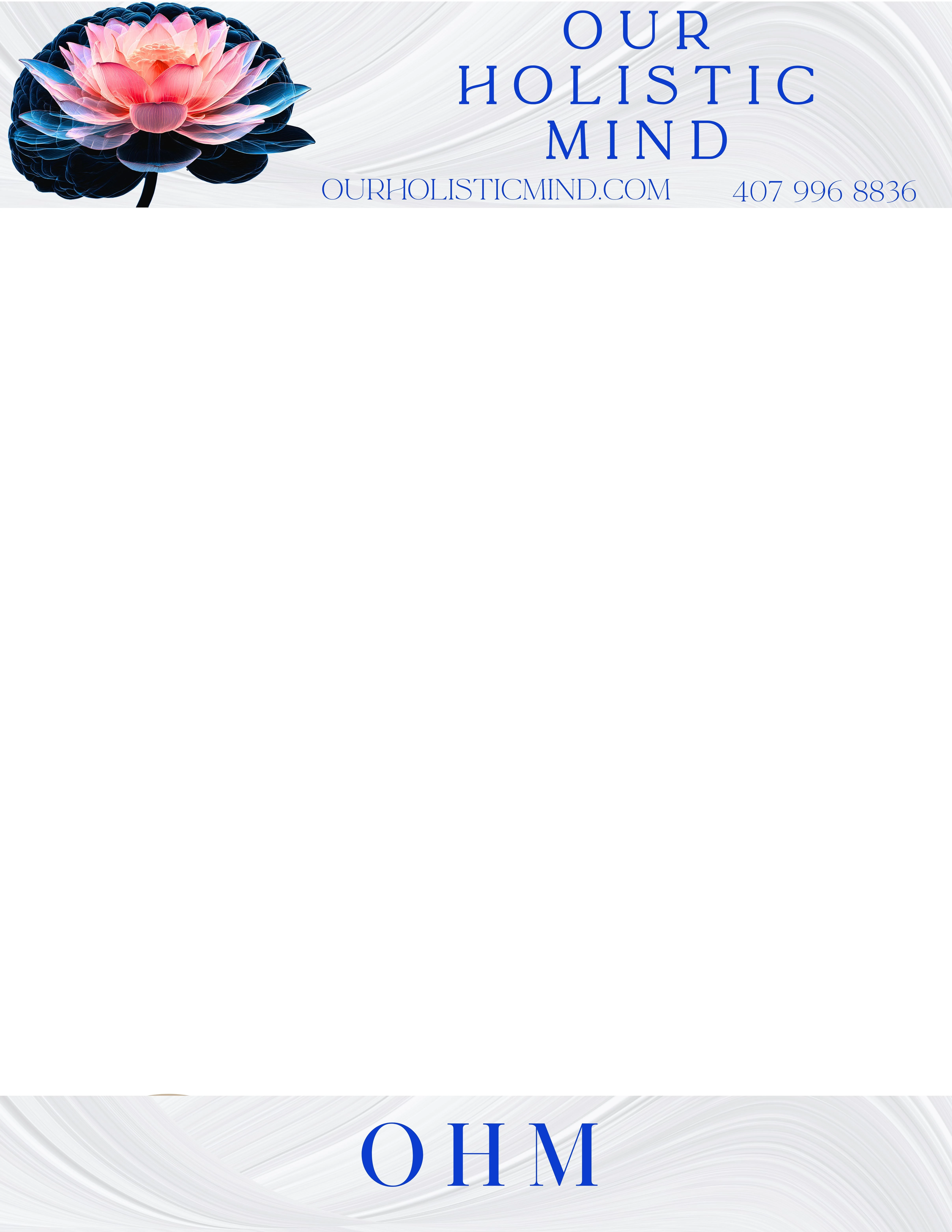 Our Holistic Mind Letterhead