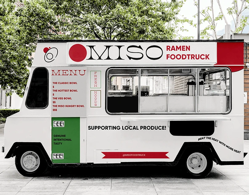 Conceptual Sustainable Food Truck Brand