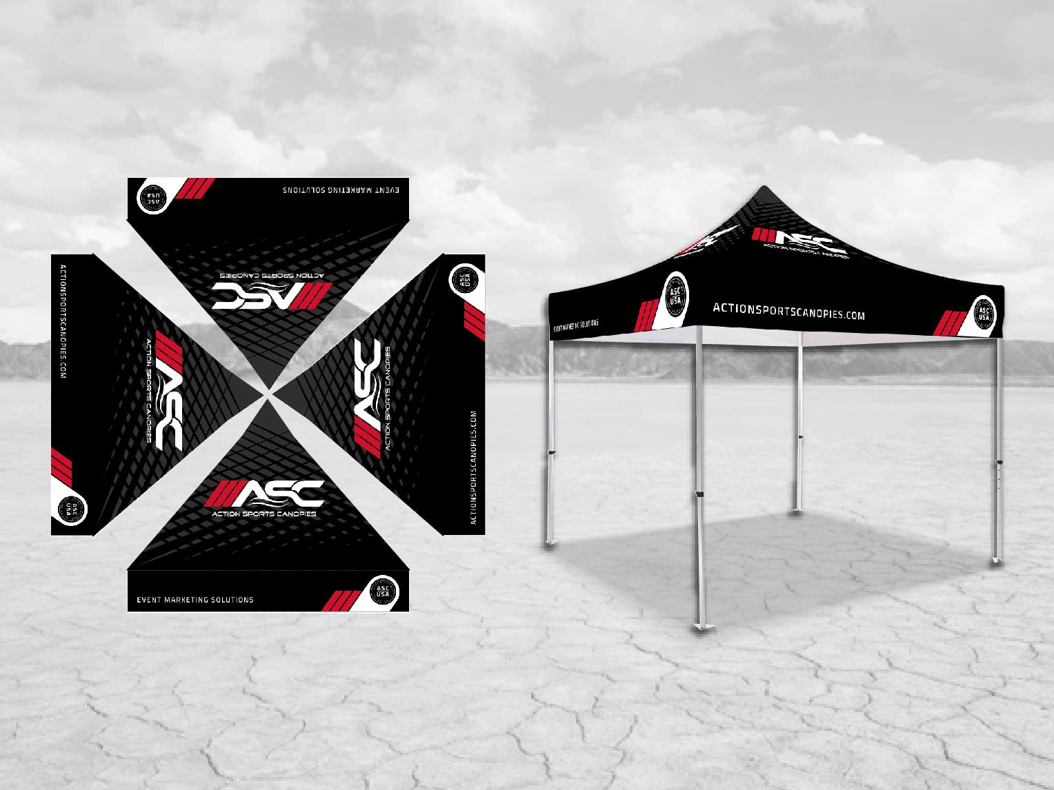 2019 canopy design. This was the first ASC product to use the 3 bar ASC logo.