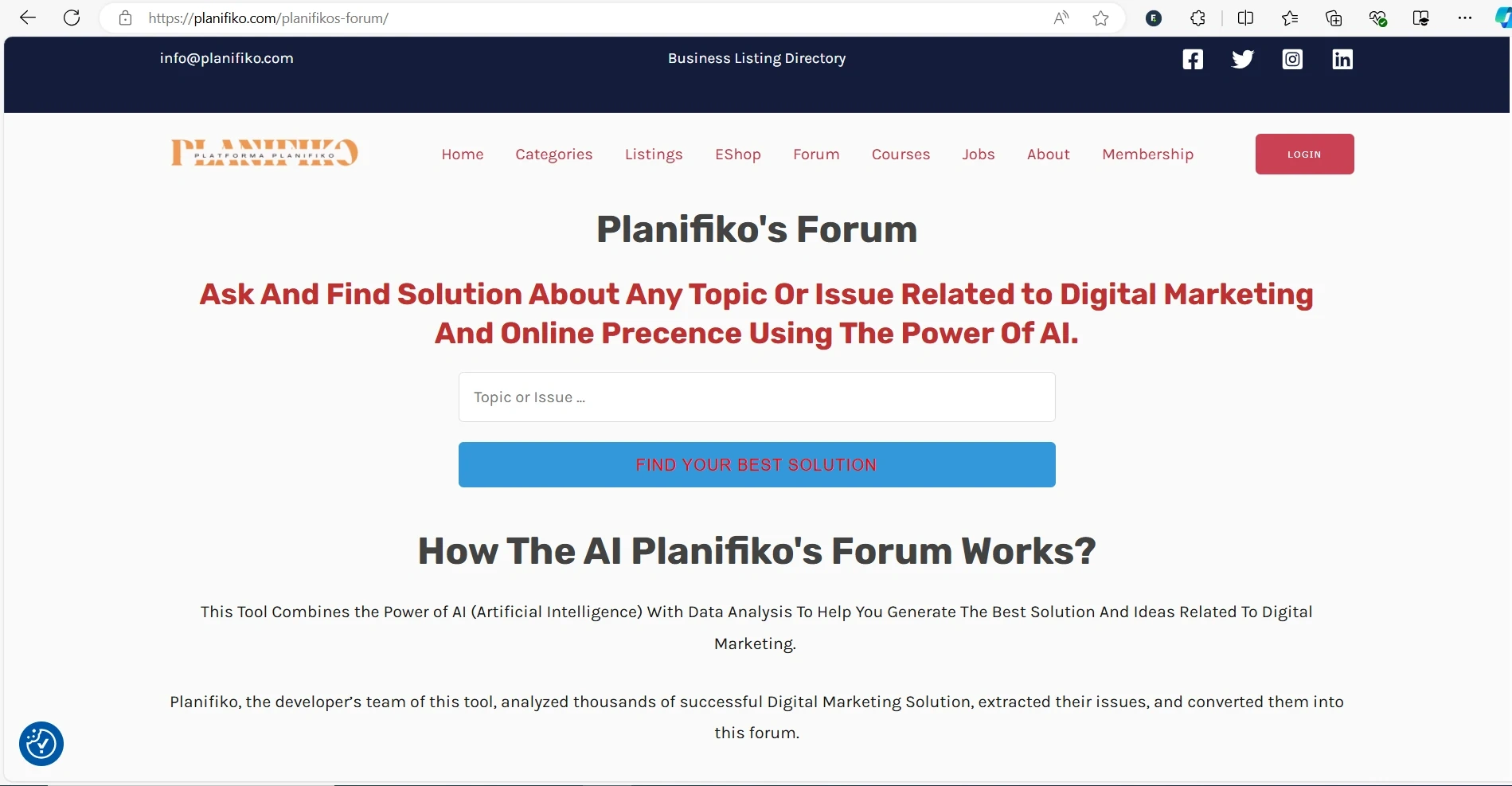 https://planifiko.com/planifikos-forum/