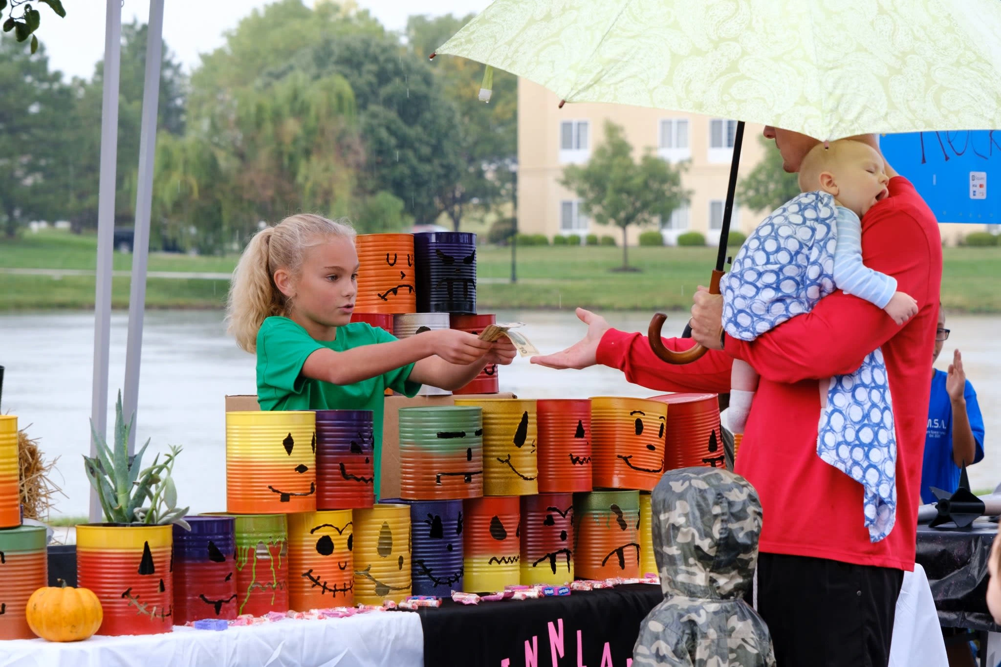 Young entrepreneur operating their business