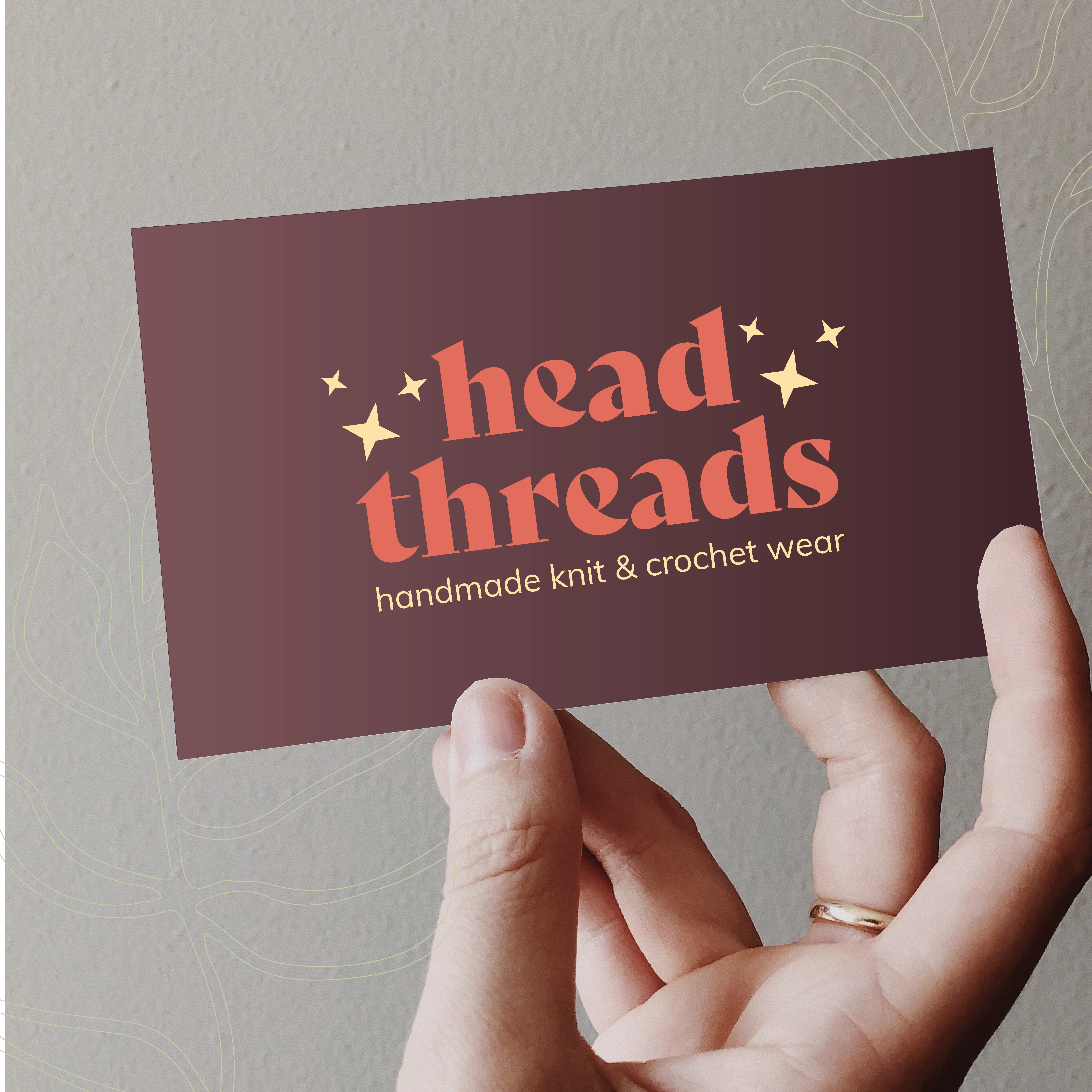 Logo on a business card