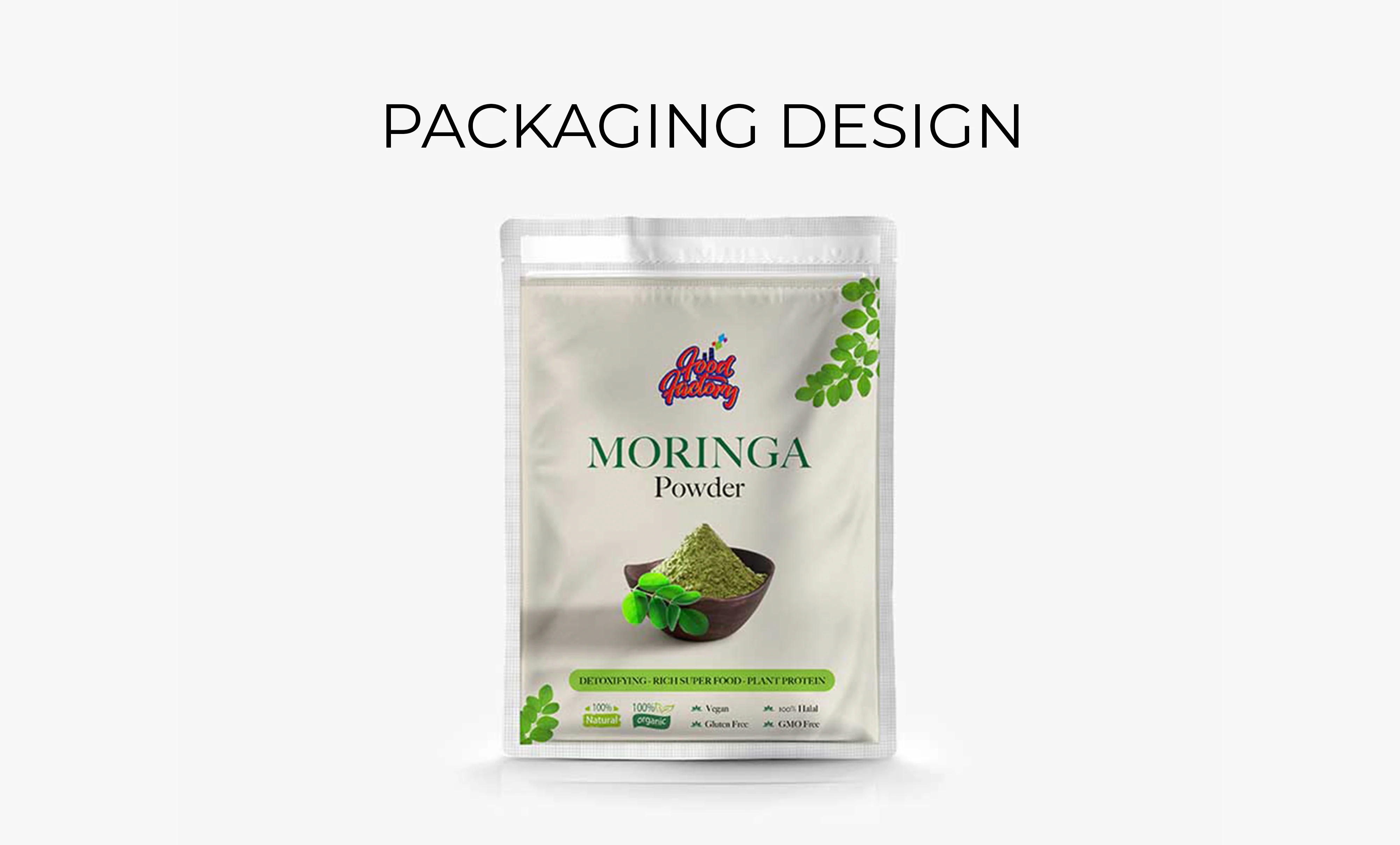 Moringa Powder Pounch Packaging