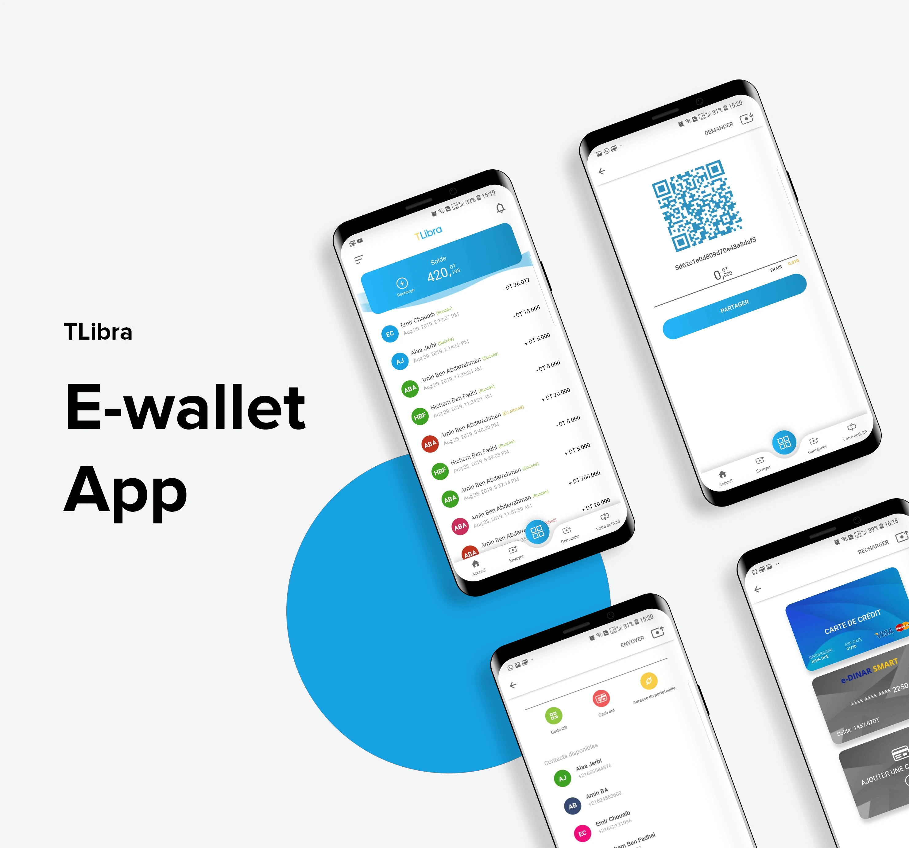 Tlibra - E-wallet Mobile App