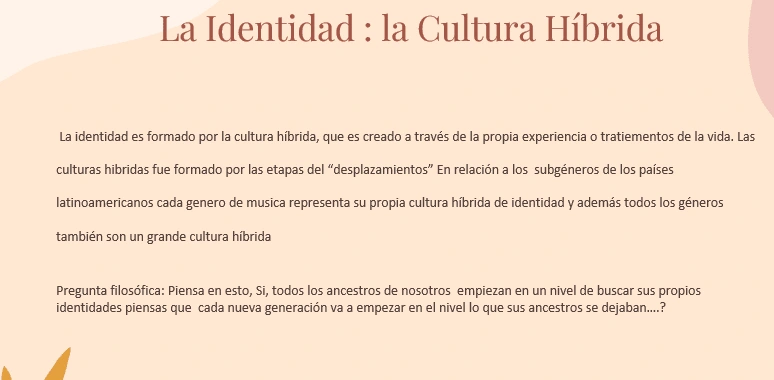 La cultura hibrida como la identidad posmoderno