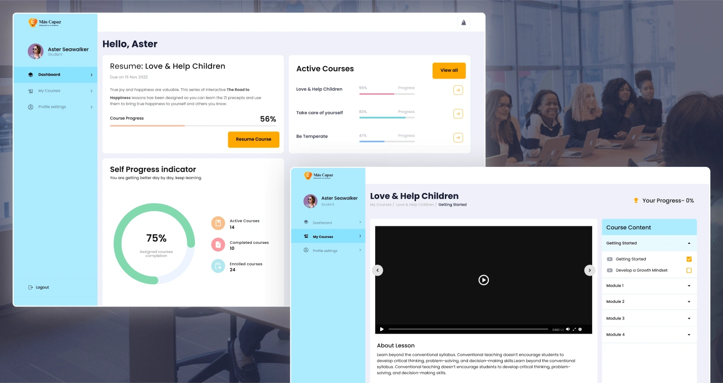 Student Platform UI