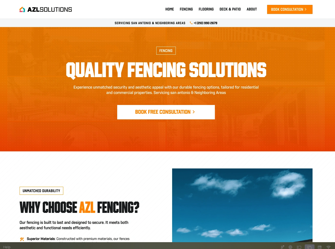 Fencing Service Page