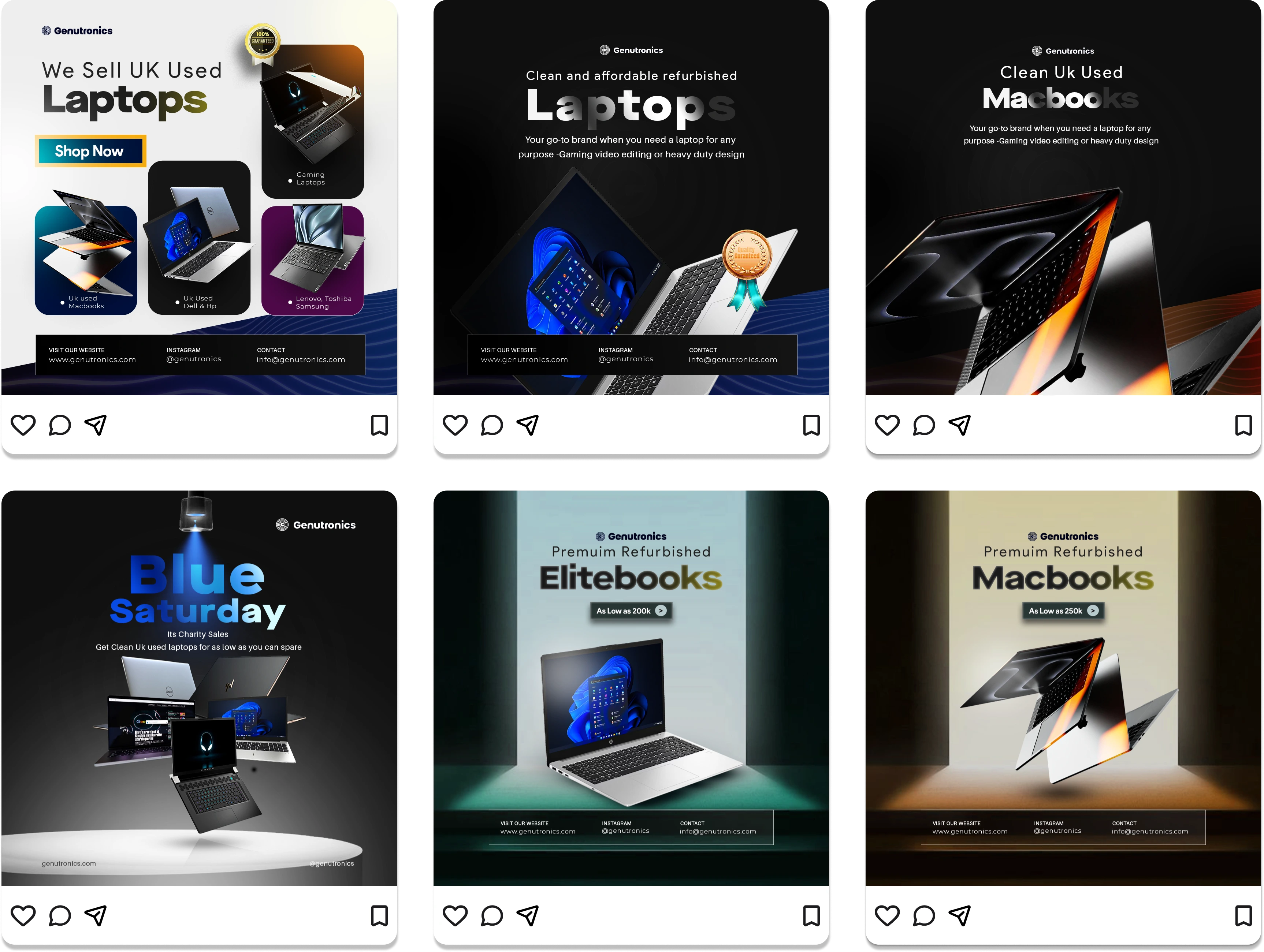 Beautiful Advertisement Designs for Genutronmics