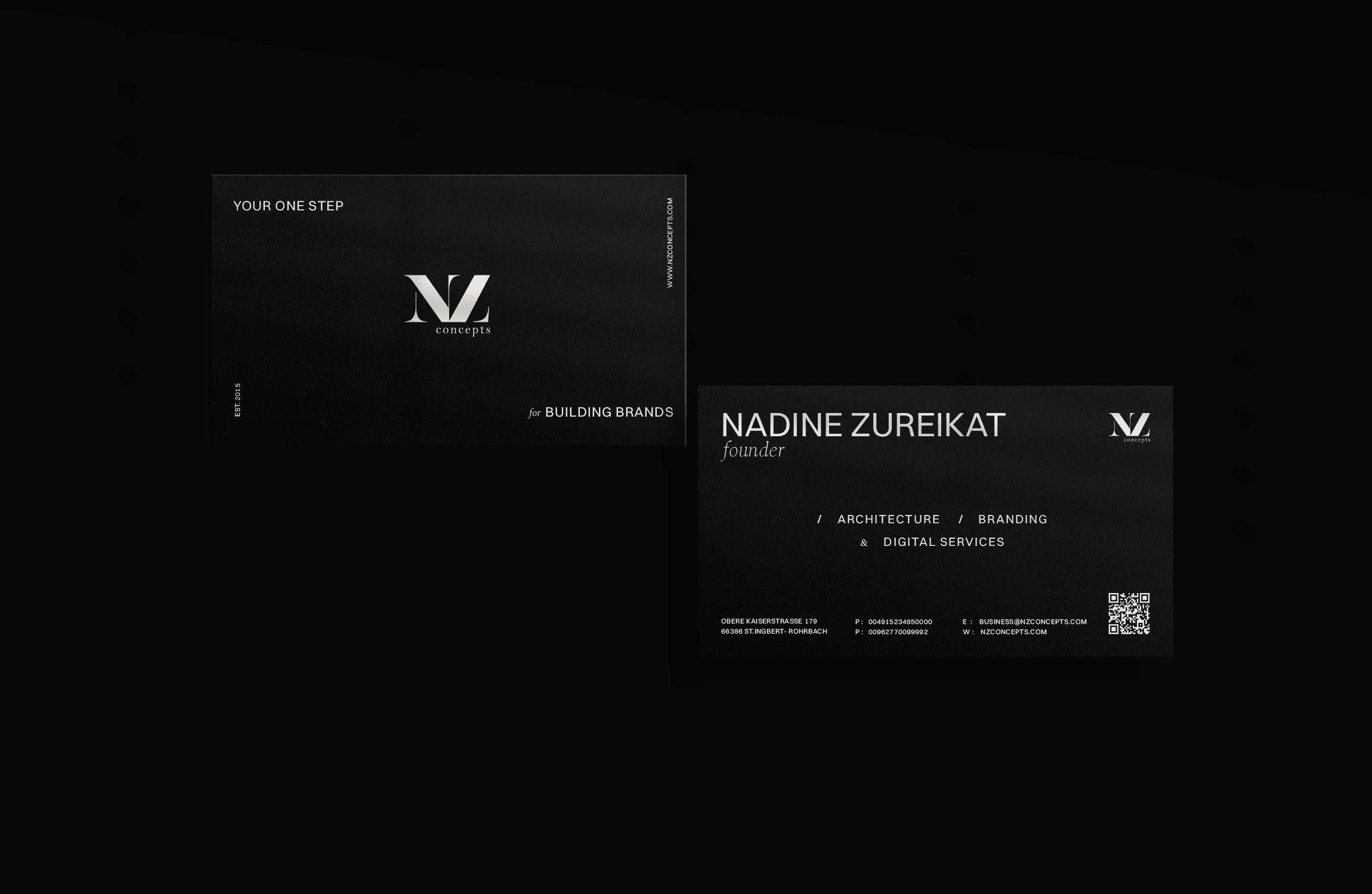 Business Card Design concept