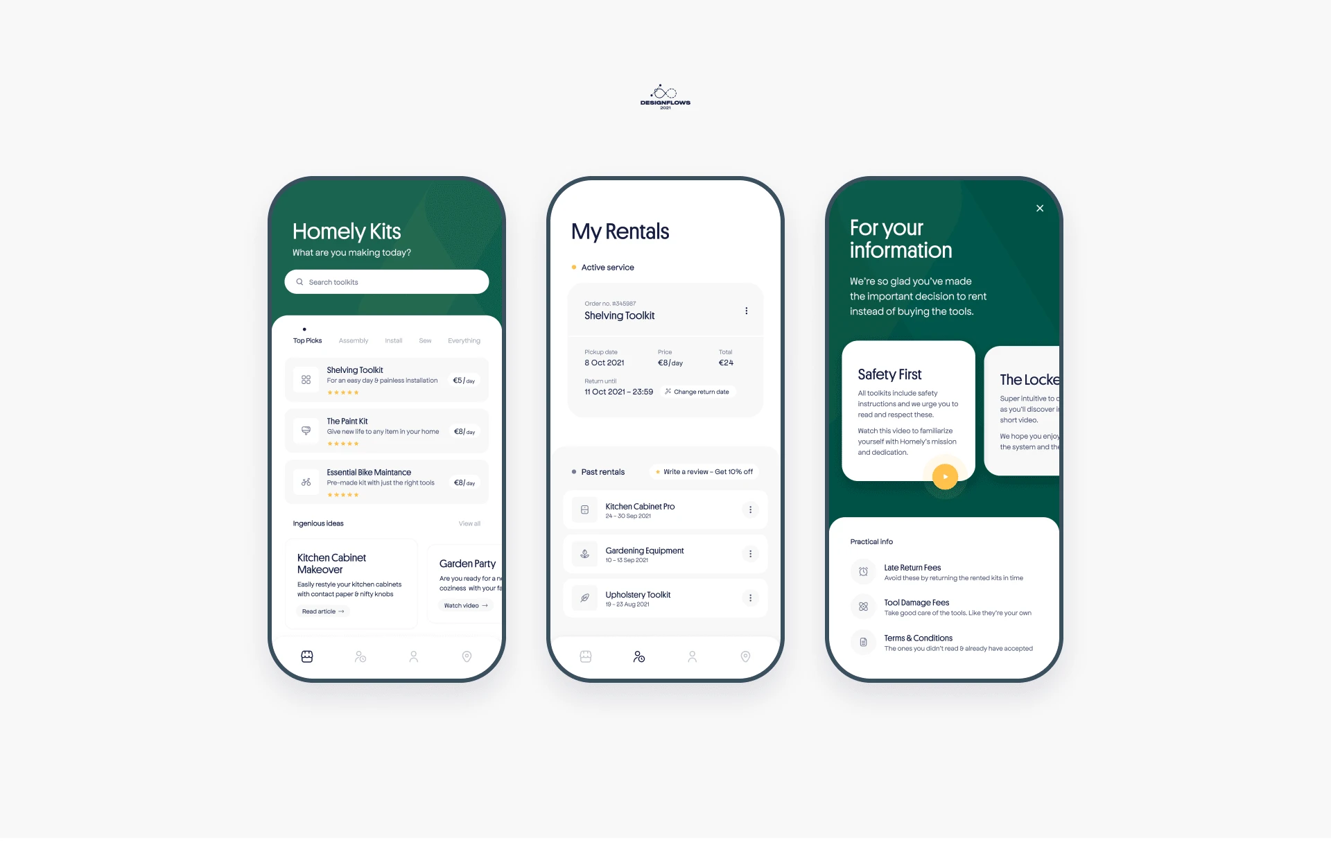 Homely App · DesignFlows