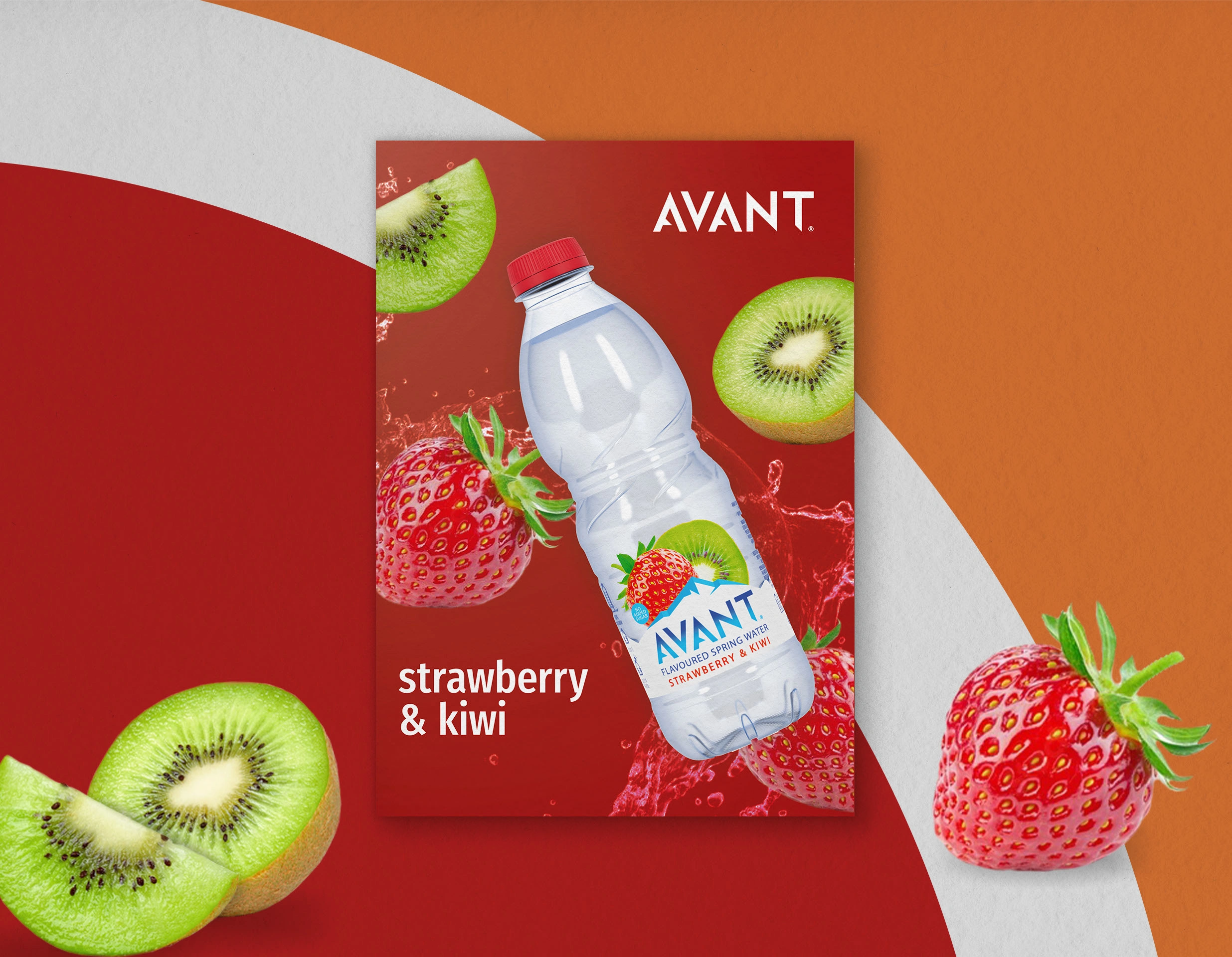 Avant Flavoured Spring Water Strawberry & Kiwi