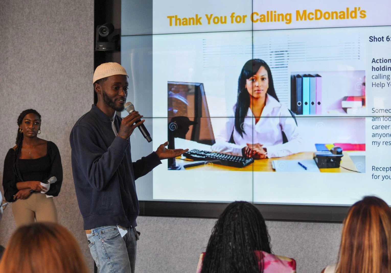 AdVersify Agency presenting at McDonald's. Global HQ 
Chicago, Illinois (2023)