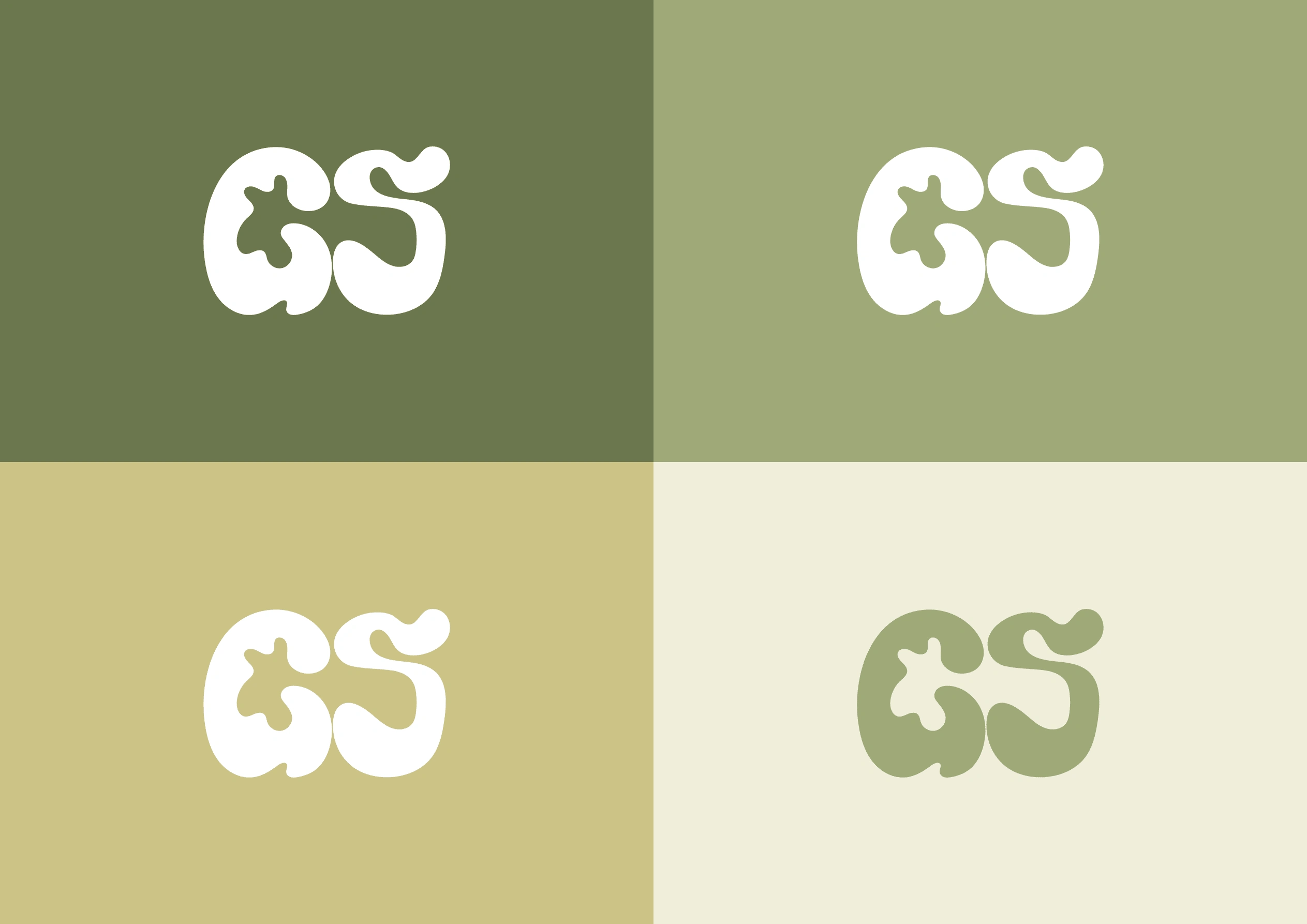 Colour palette with the logo