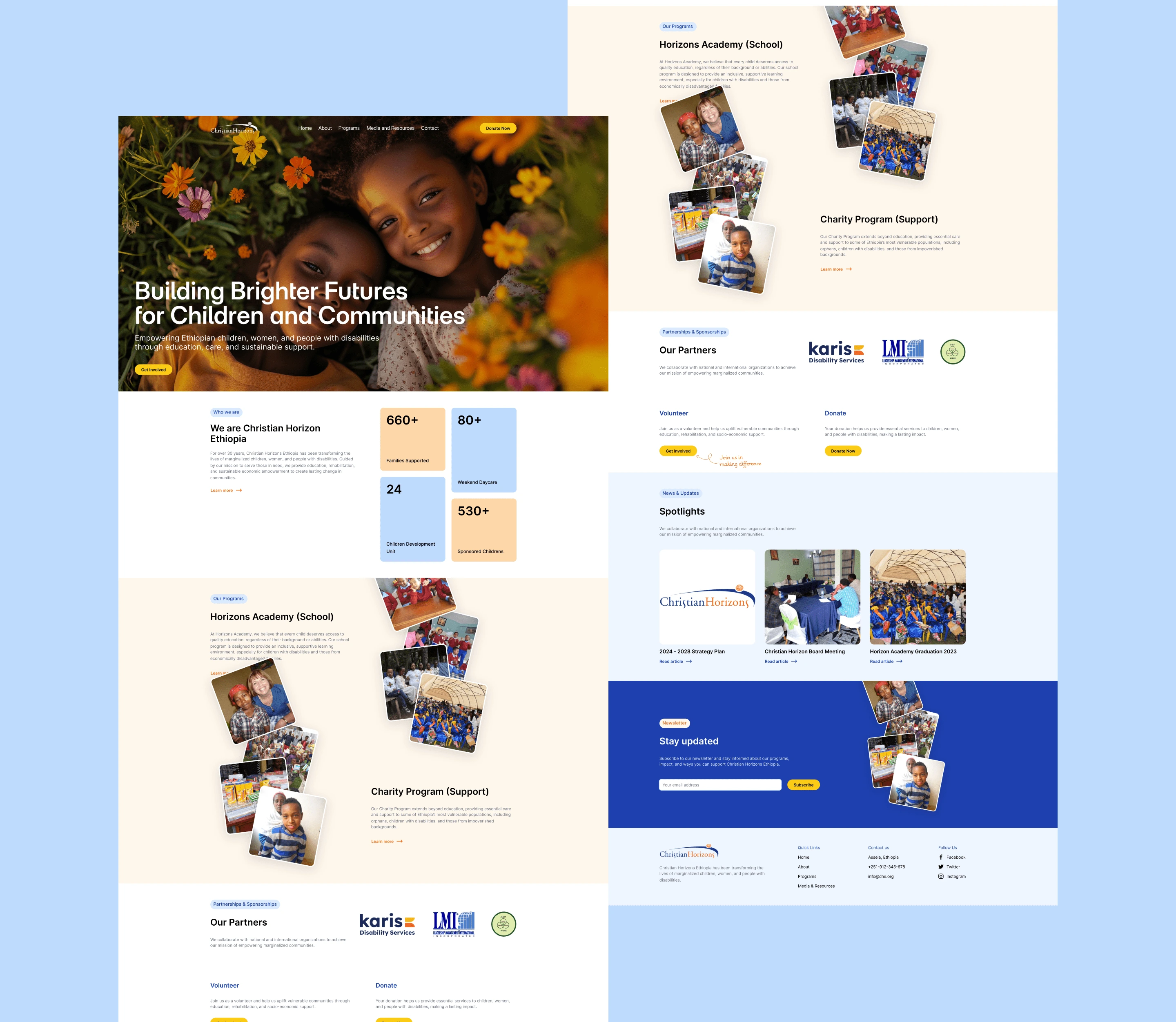 Landing page