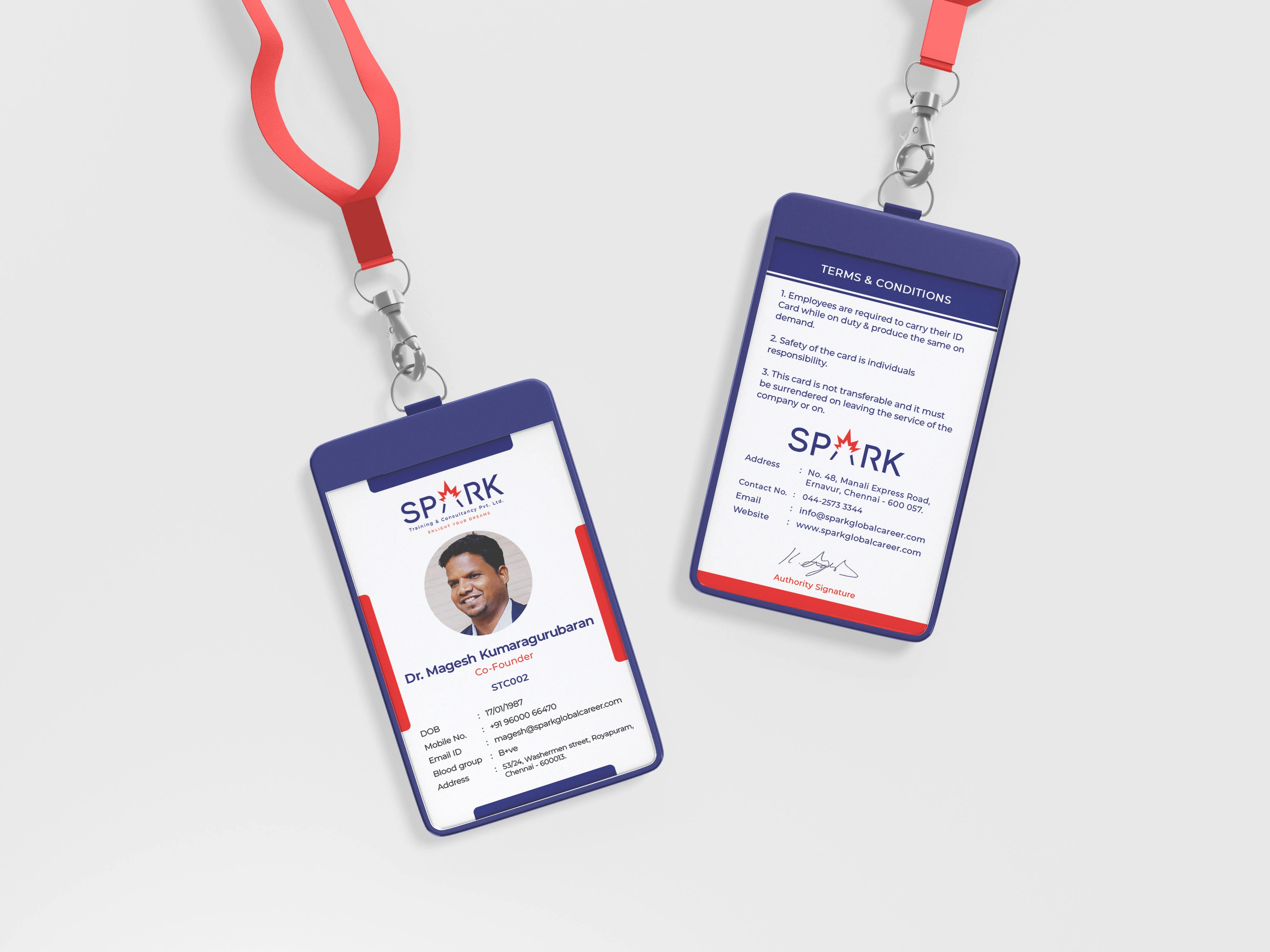 ID card Design Mock