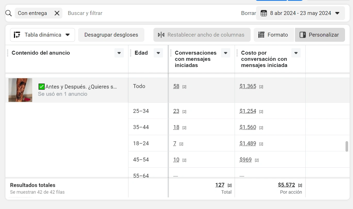 Results Capture Sample.