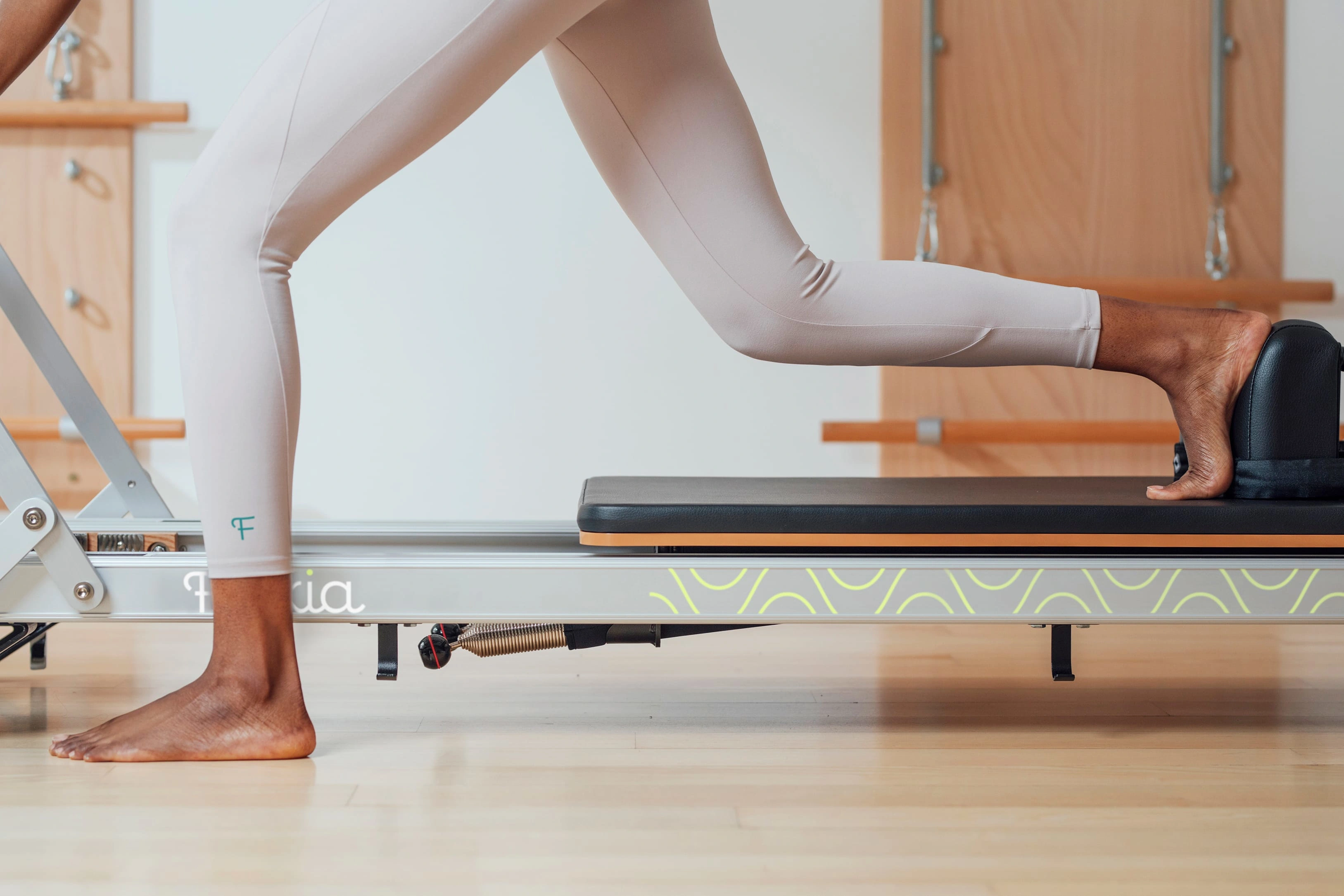 Logo + Pattern on Workout Gear + Pilates Equipment