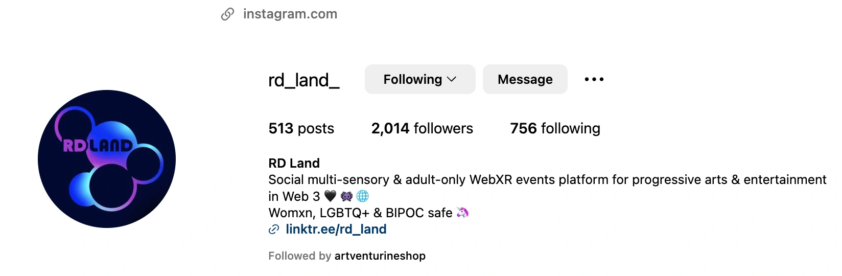 RD land's IG account