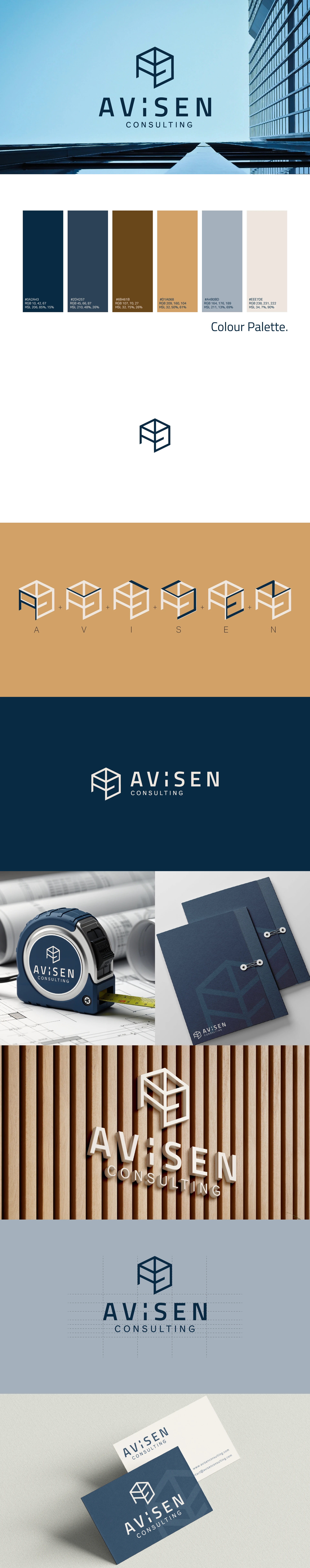 A brand showcase for the brand Avisen Consulting