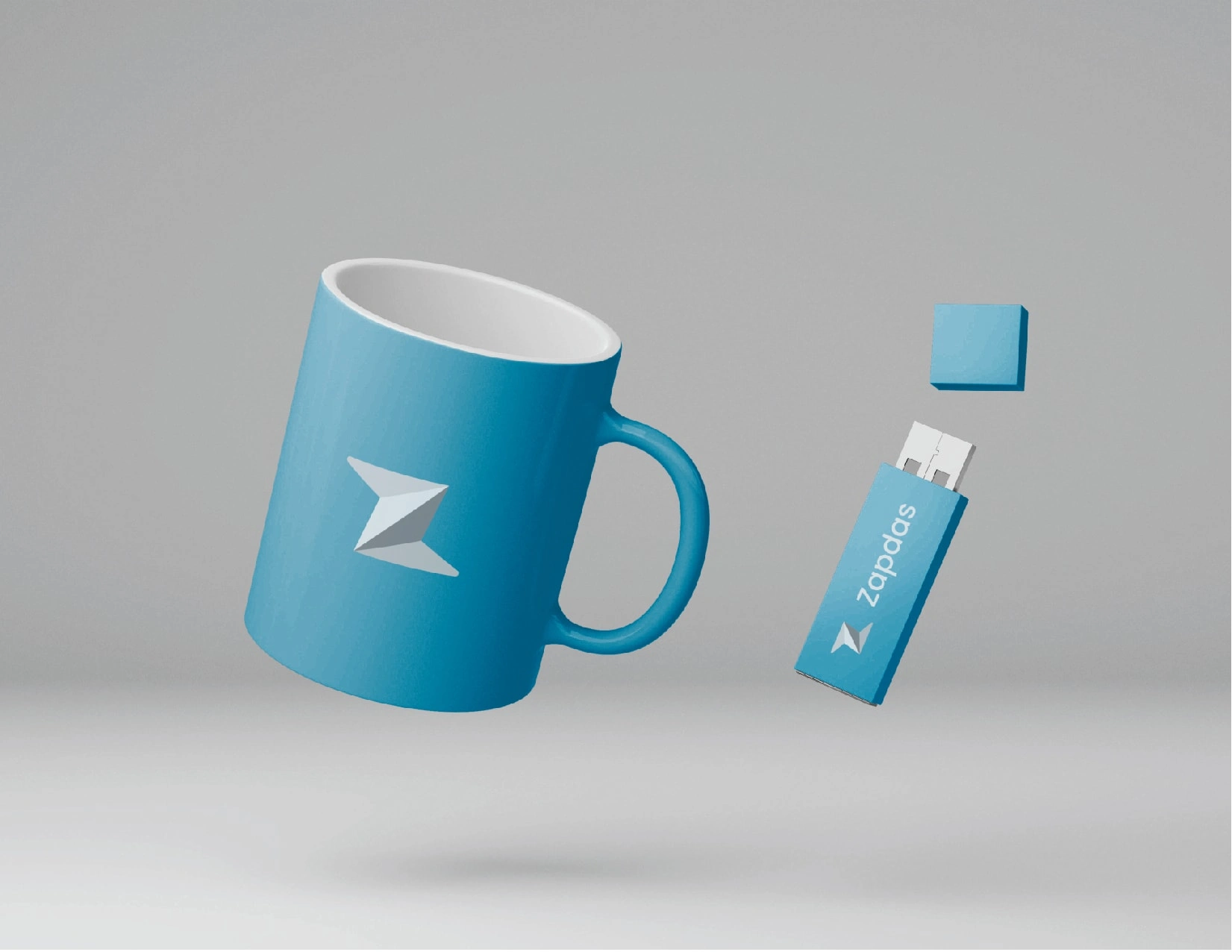 Mug and USB Concept Presentation for the Brand.