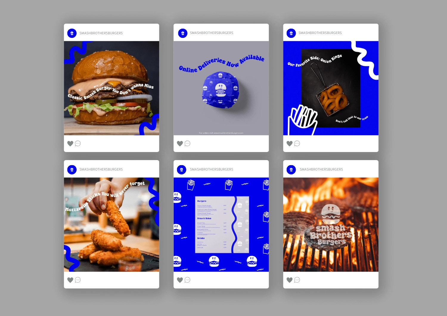 Smash Brothers Burgers - Social Media Design