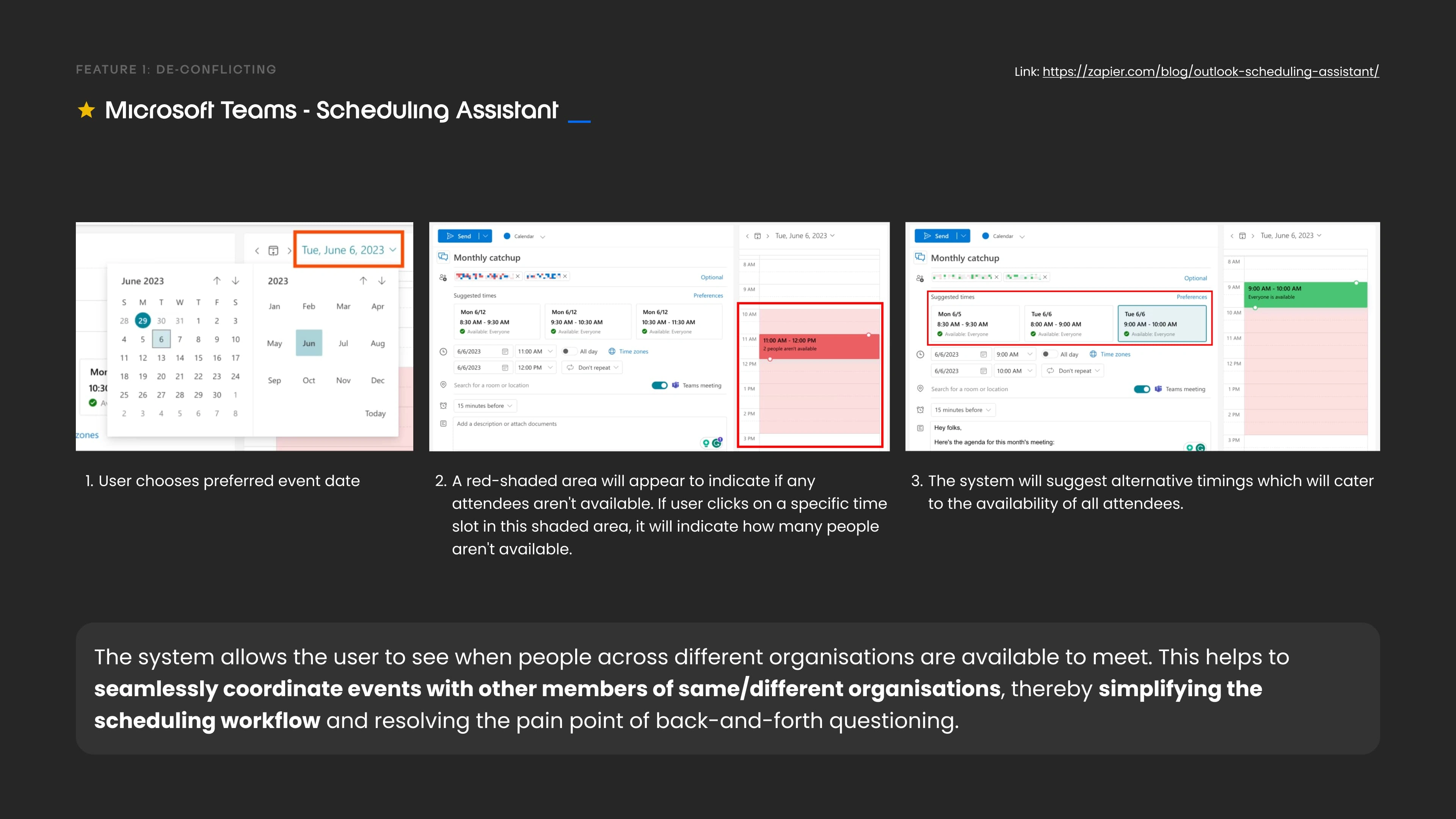 Microsoft Teams - Scheduling Assistant