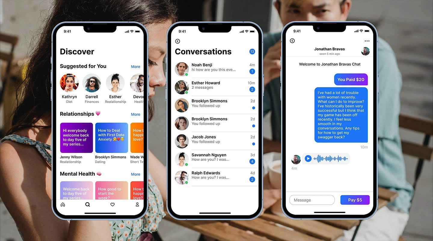 Pludo App - Discovery and Chat Features