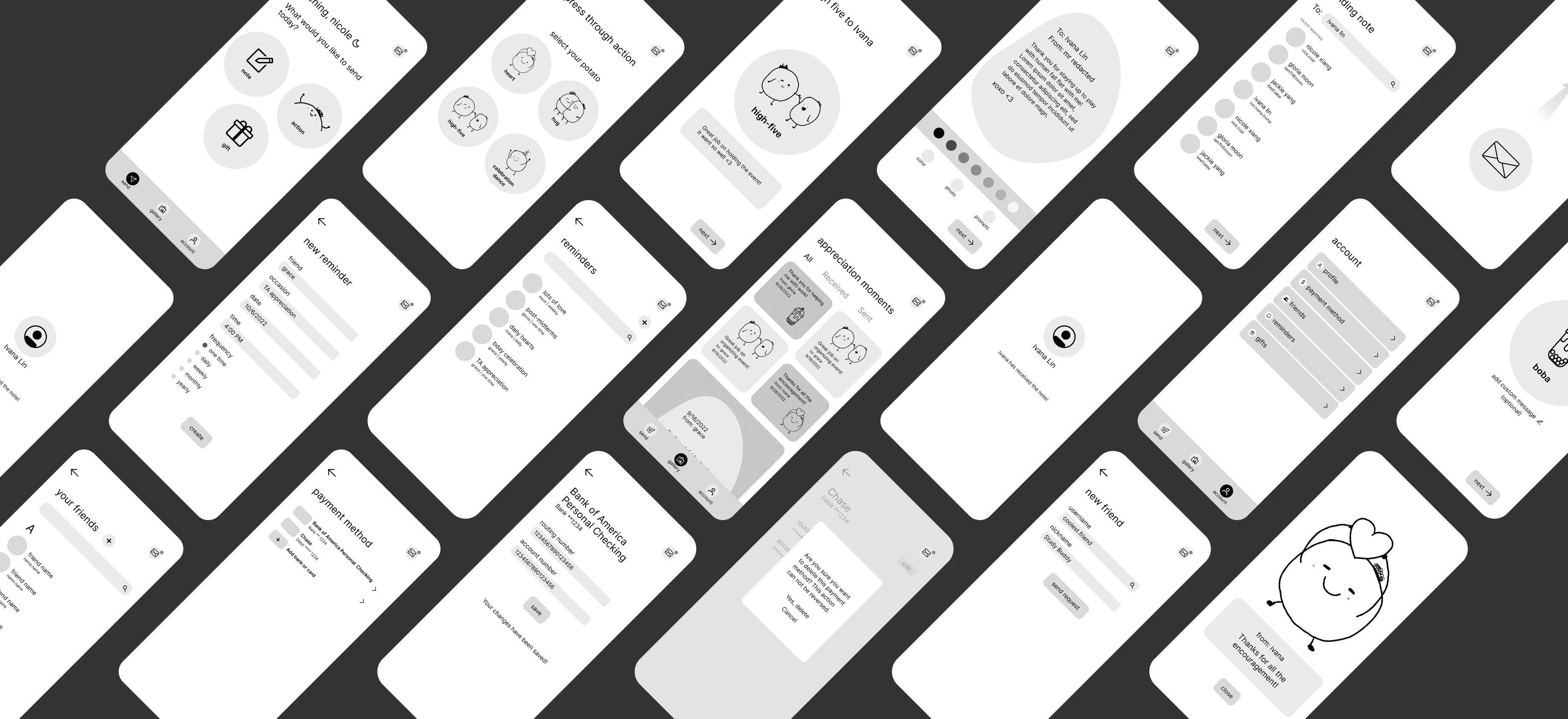 lofi wireframes