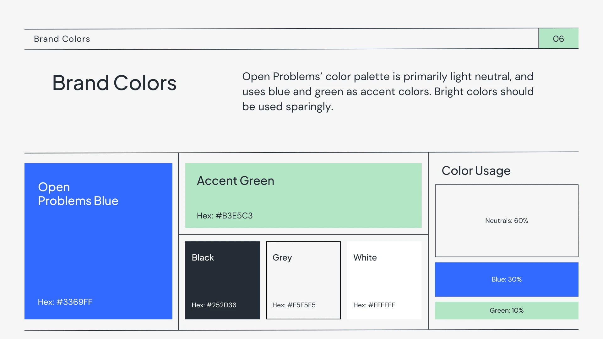 Brand colors, usage, and distribution guidelines