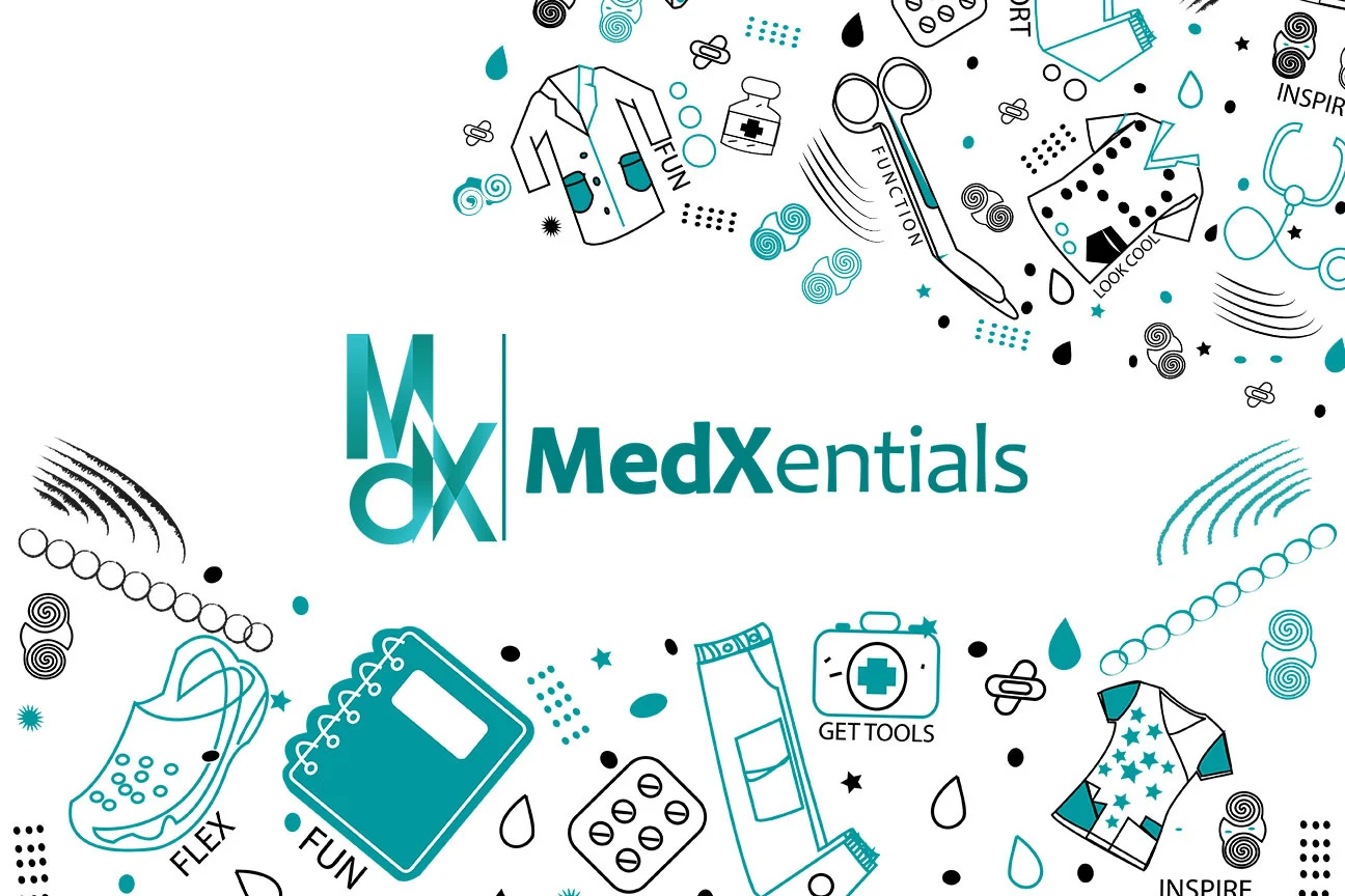 MedXtentials Illustration on white background