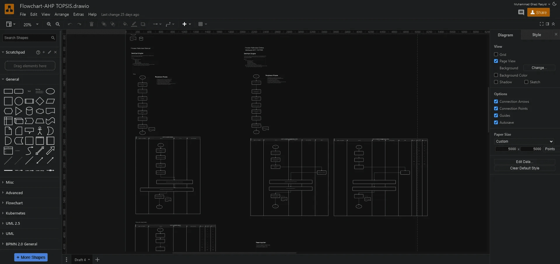 Flowchart via draw.io