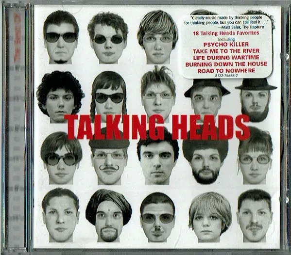 The original 'Best of Talking Heads' record cover 